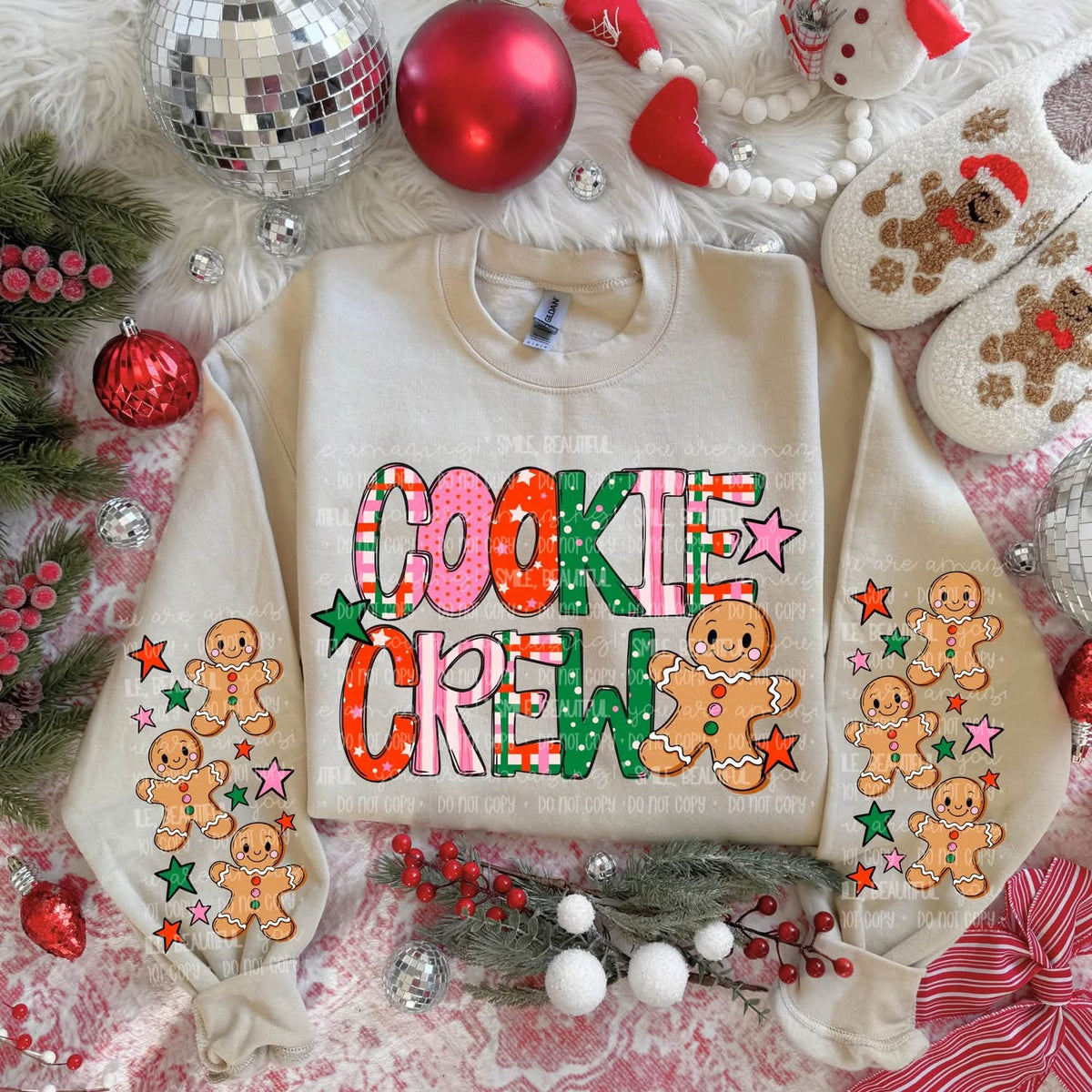 COOKIE CREW - FRONT+SLEEVE - DTF TRANSFER
