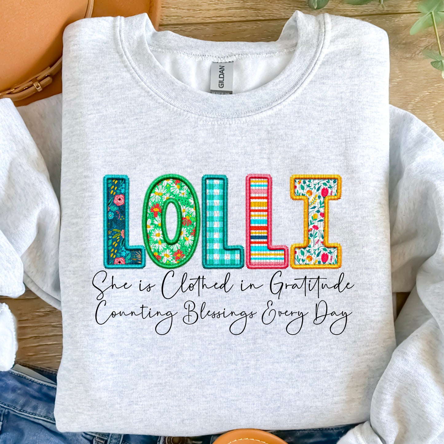CLOTHED IN GRATITUDE - DTF TRANSFER