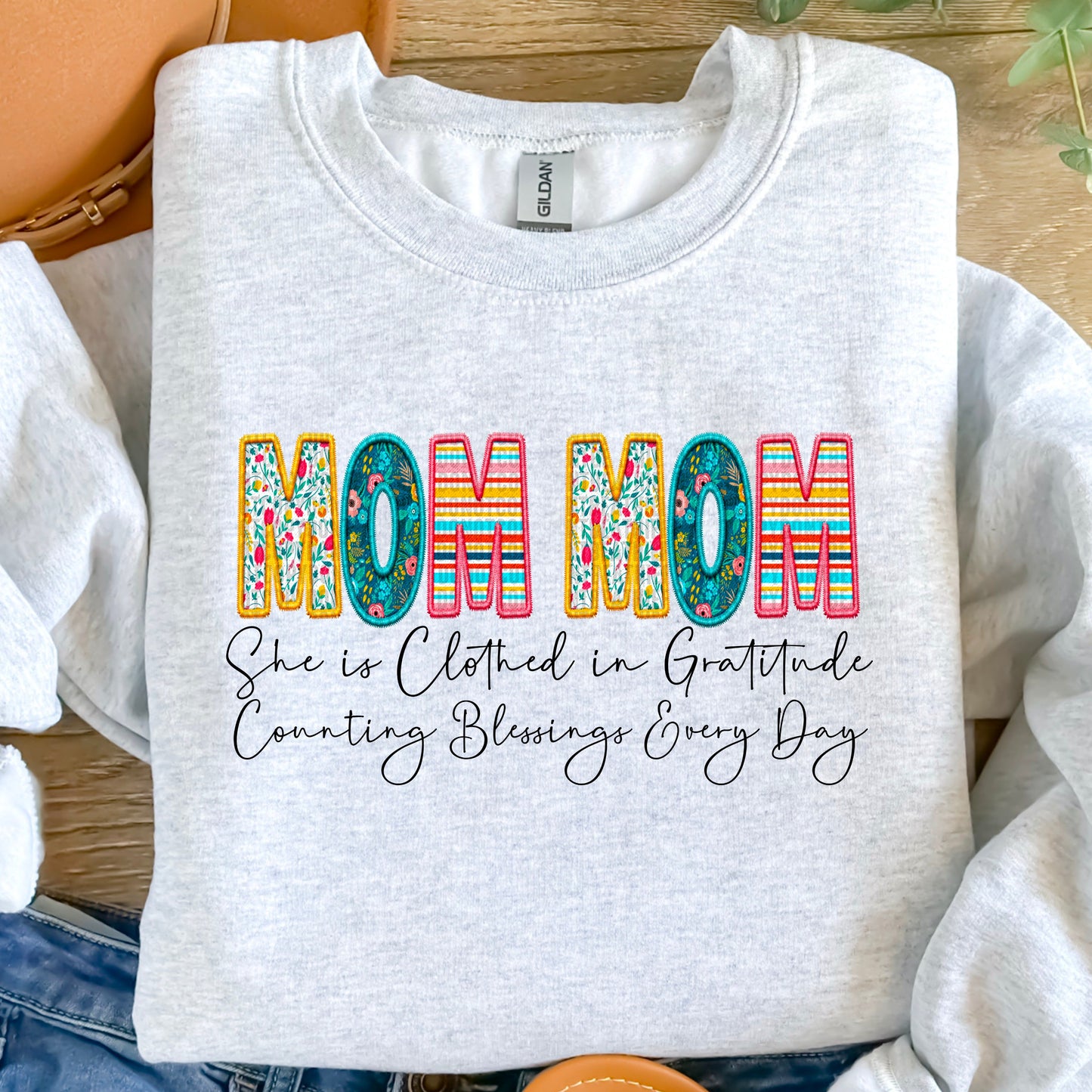 CLOTHED IN GRATITUDE - DTF TRANSFER
