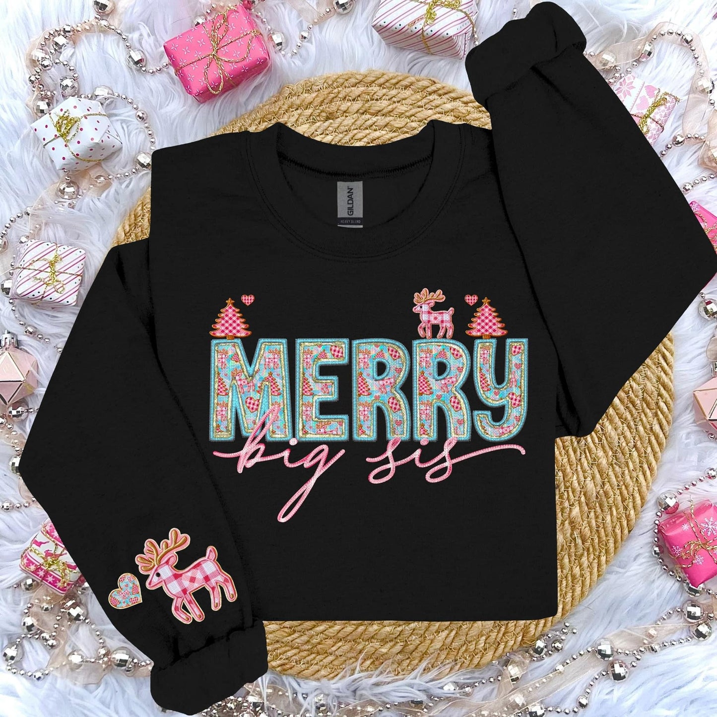 MERRY - FRONT+BACK - DTF TRANSFER