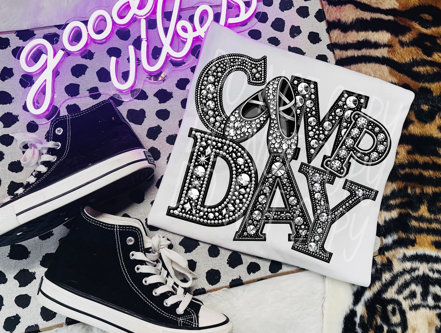 GAME DAY - FAUX RHINESTONES - DTF TRANSFER