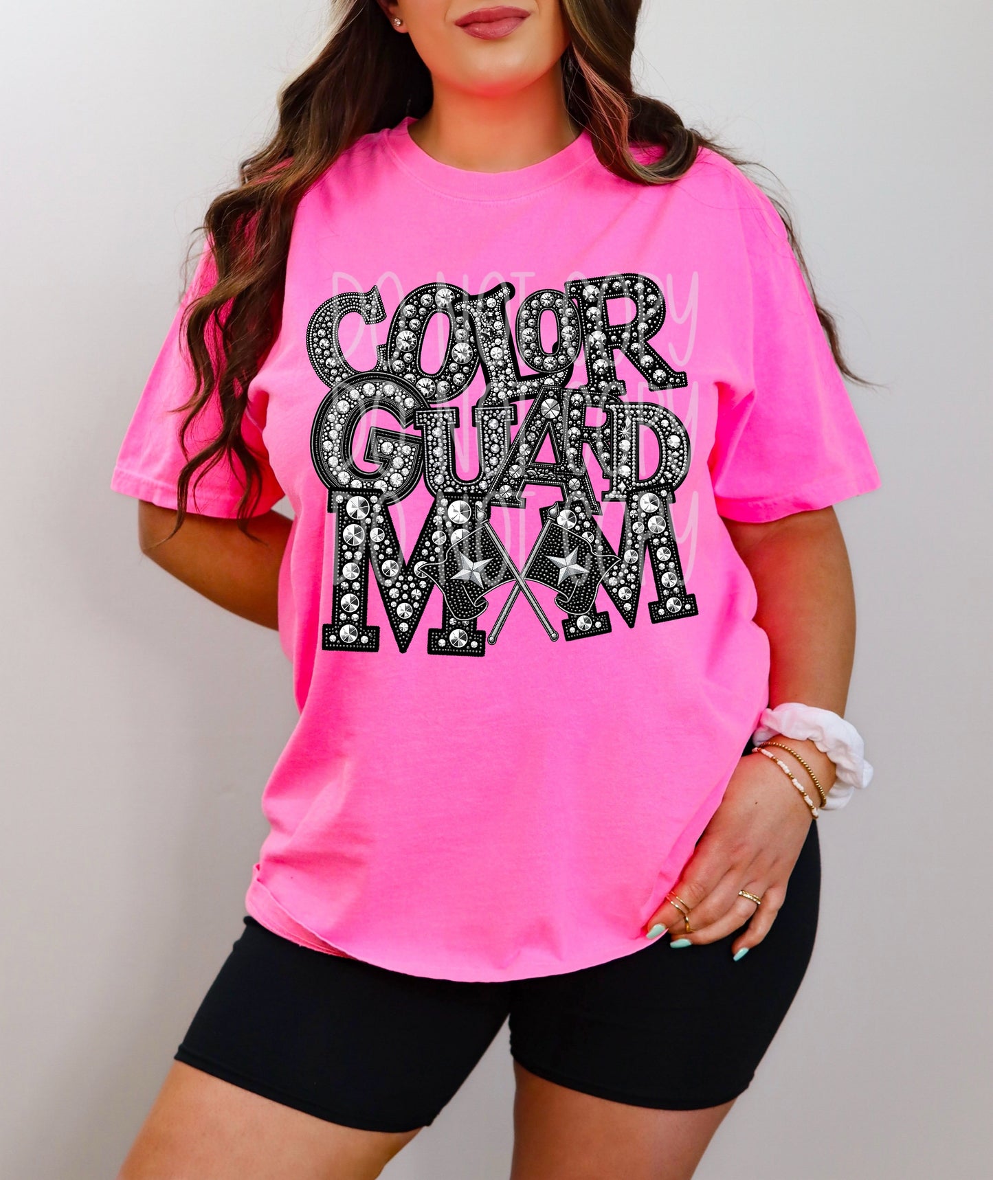SPORTS MOM - FAUX RHINESTONES - DTF TRANSFER