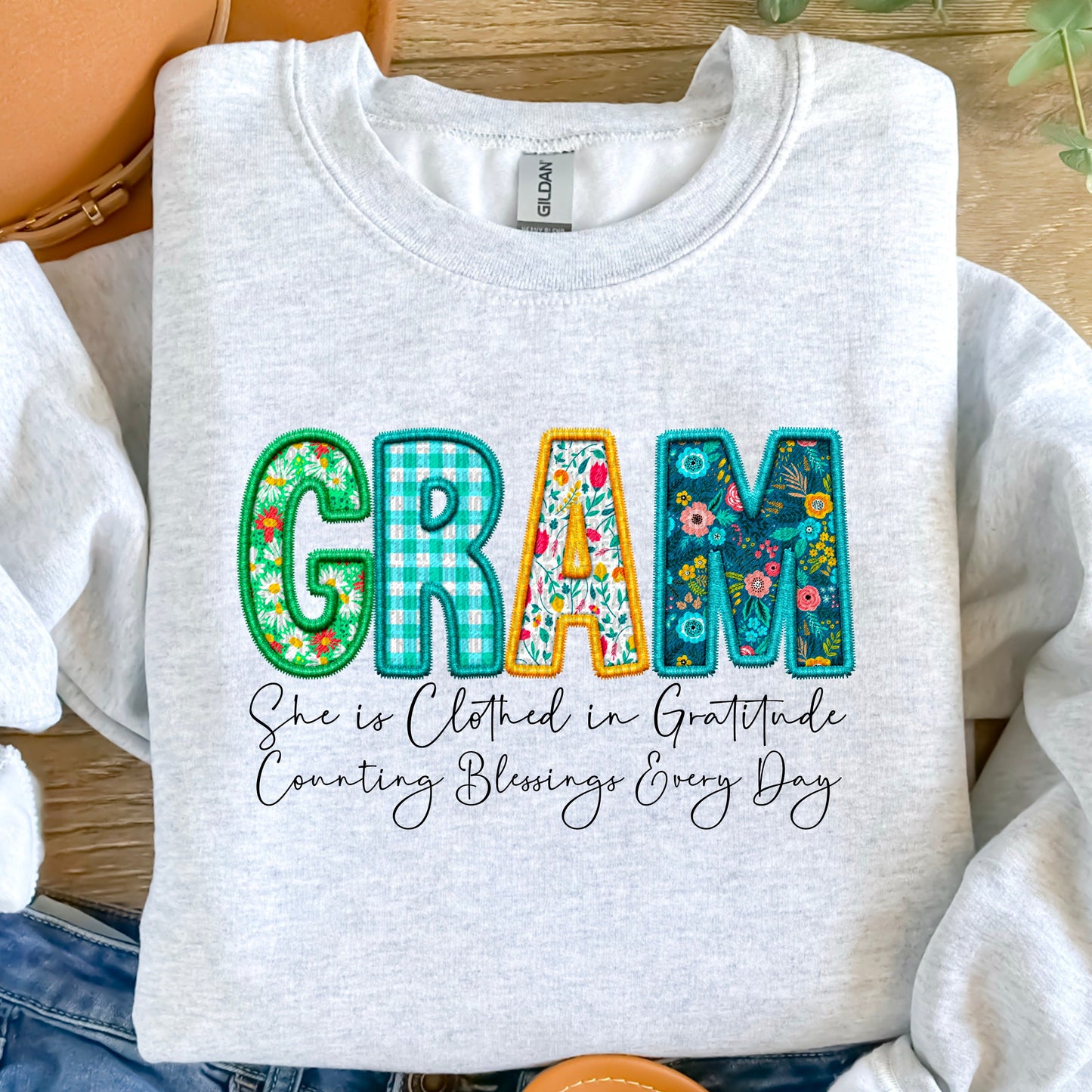 CLOTHED IN GRATITUDE - DTF TRANSFER