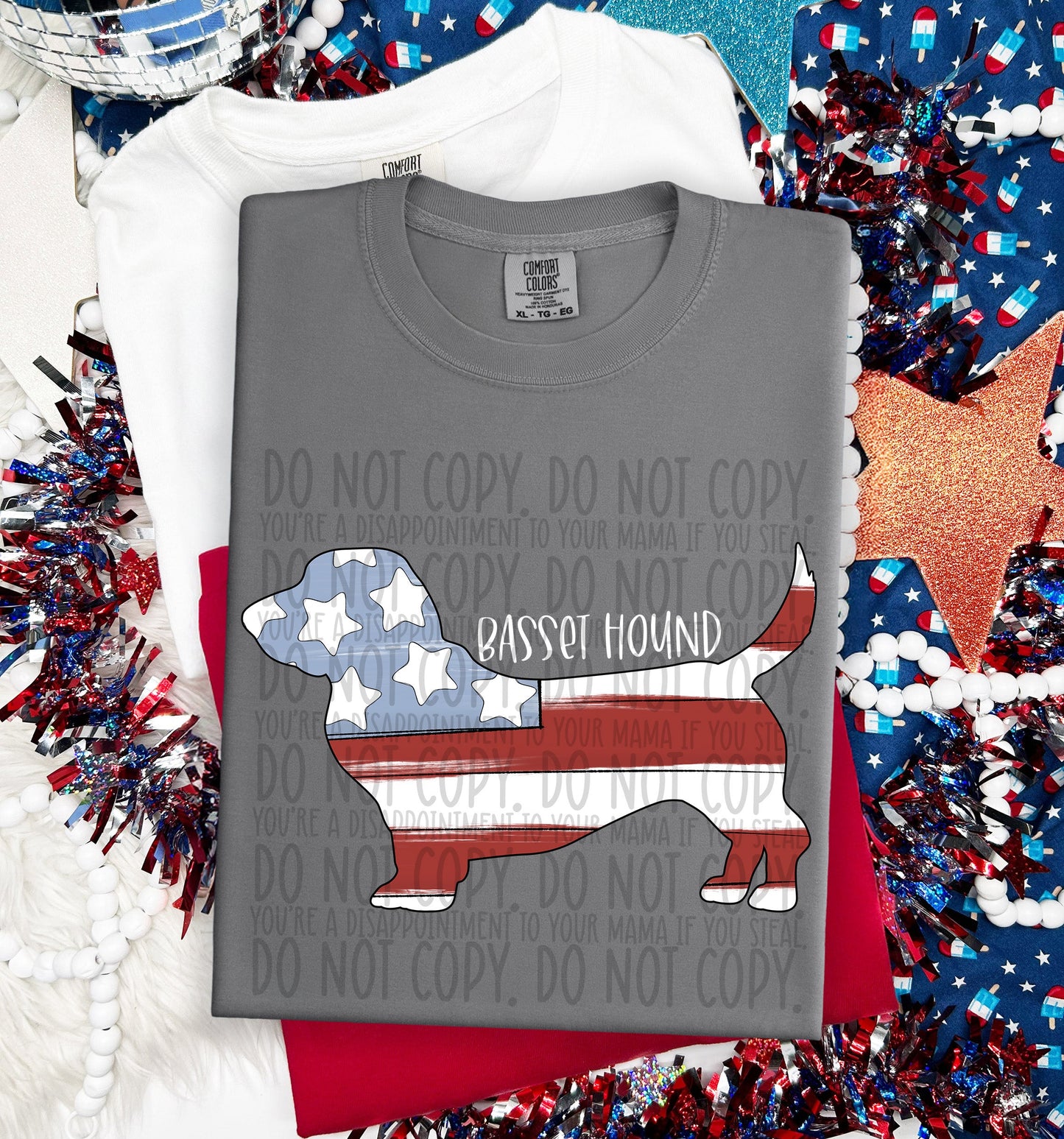 PATRIOTIC DOGS - DTF TRANSFER