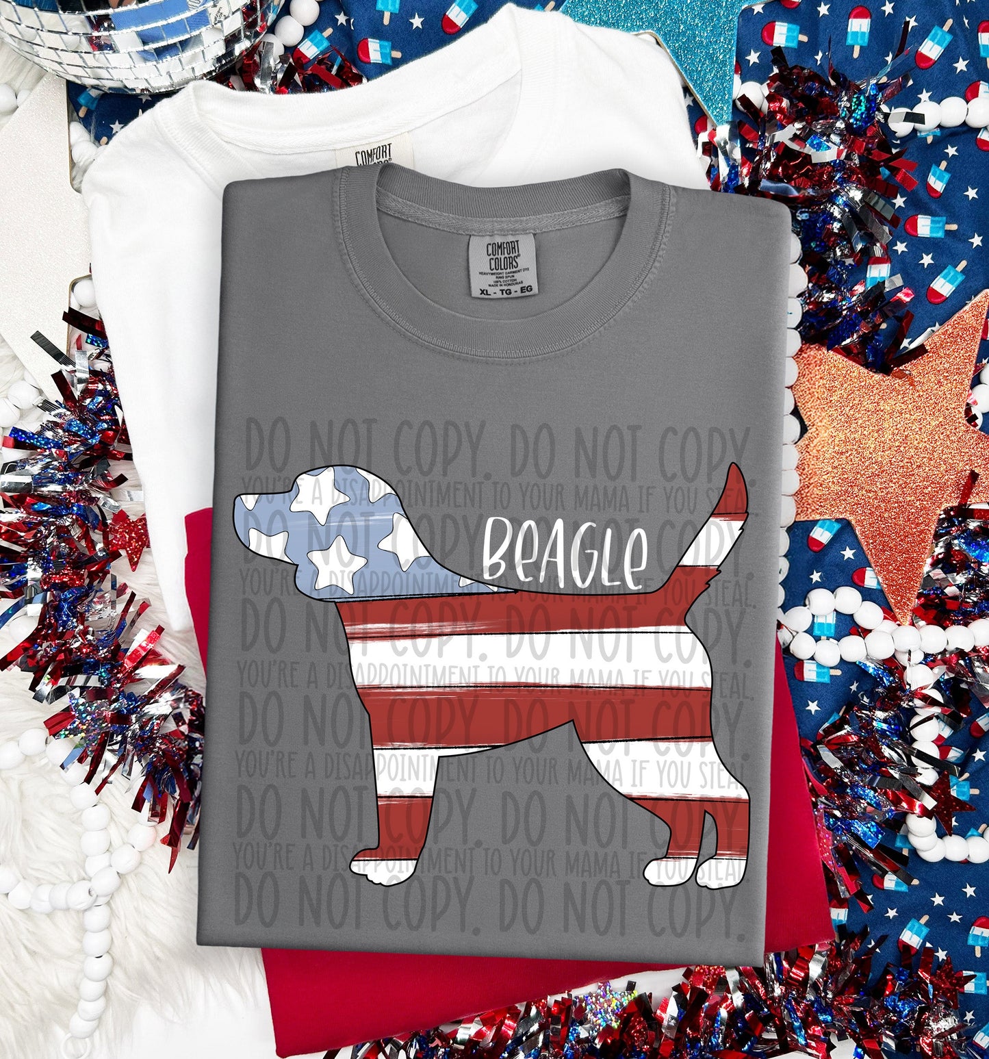 PATRIOTIC DOGS - DTF TRANSFER