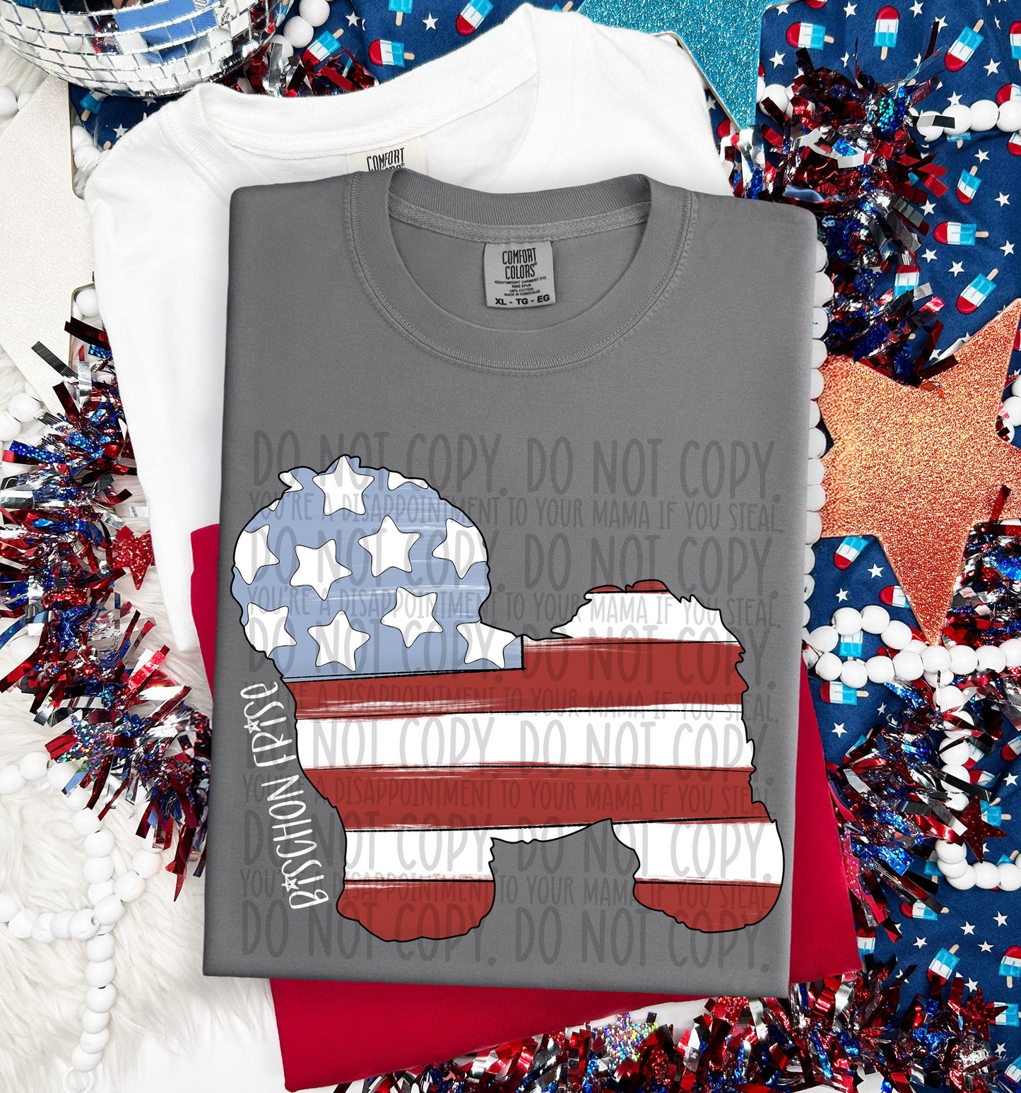 PATRIOTIC DOGS - DTF TRANSFER