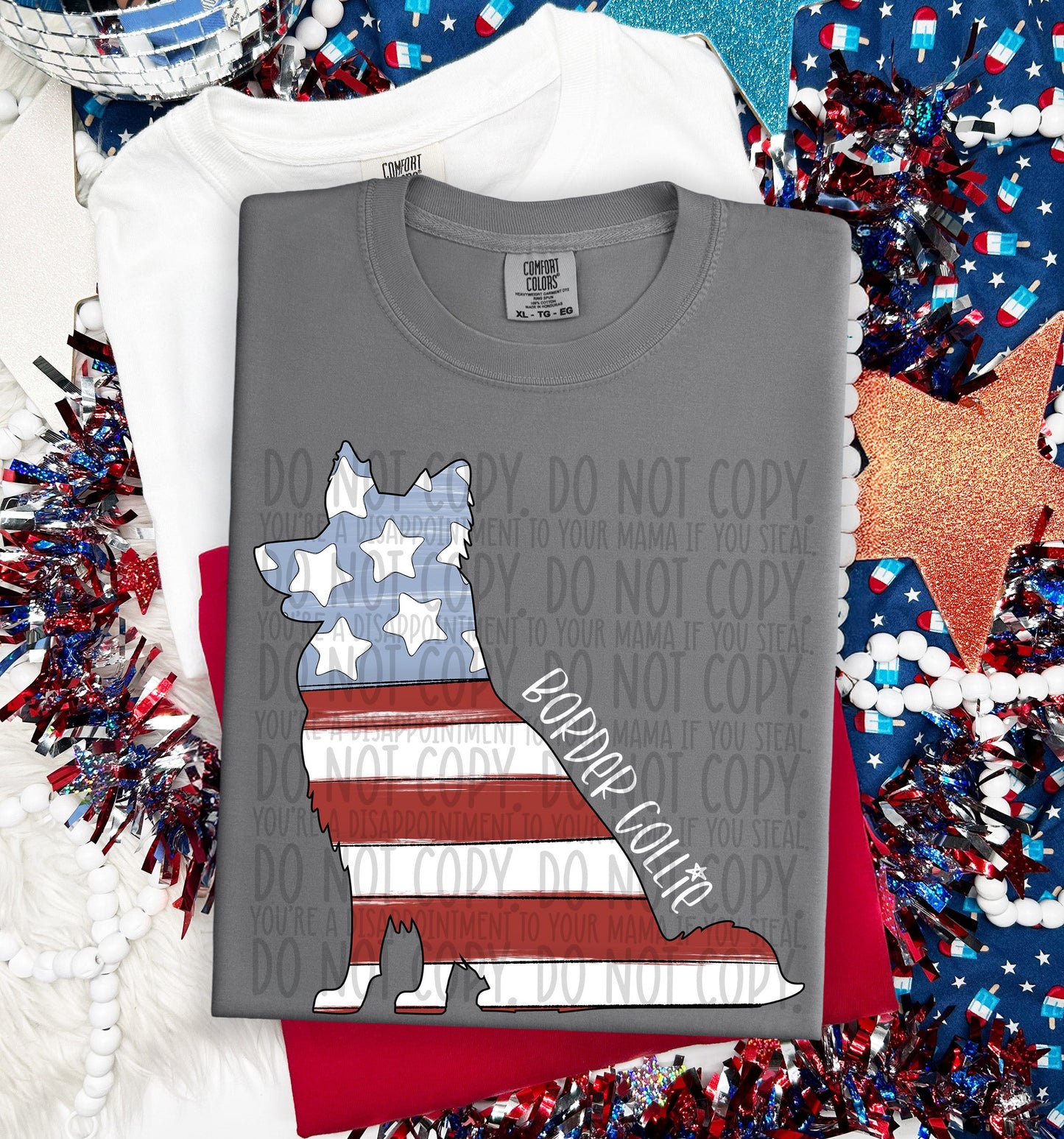 PATRIOTIC DOGS - DTF TRANSFER