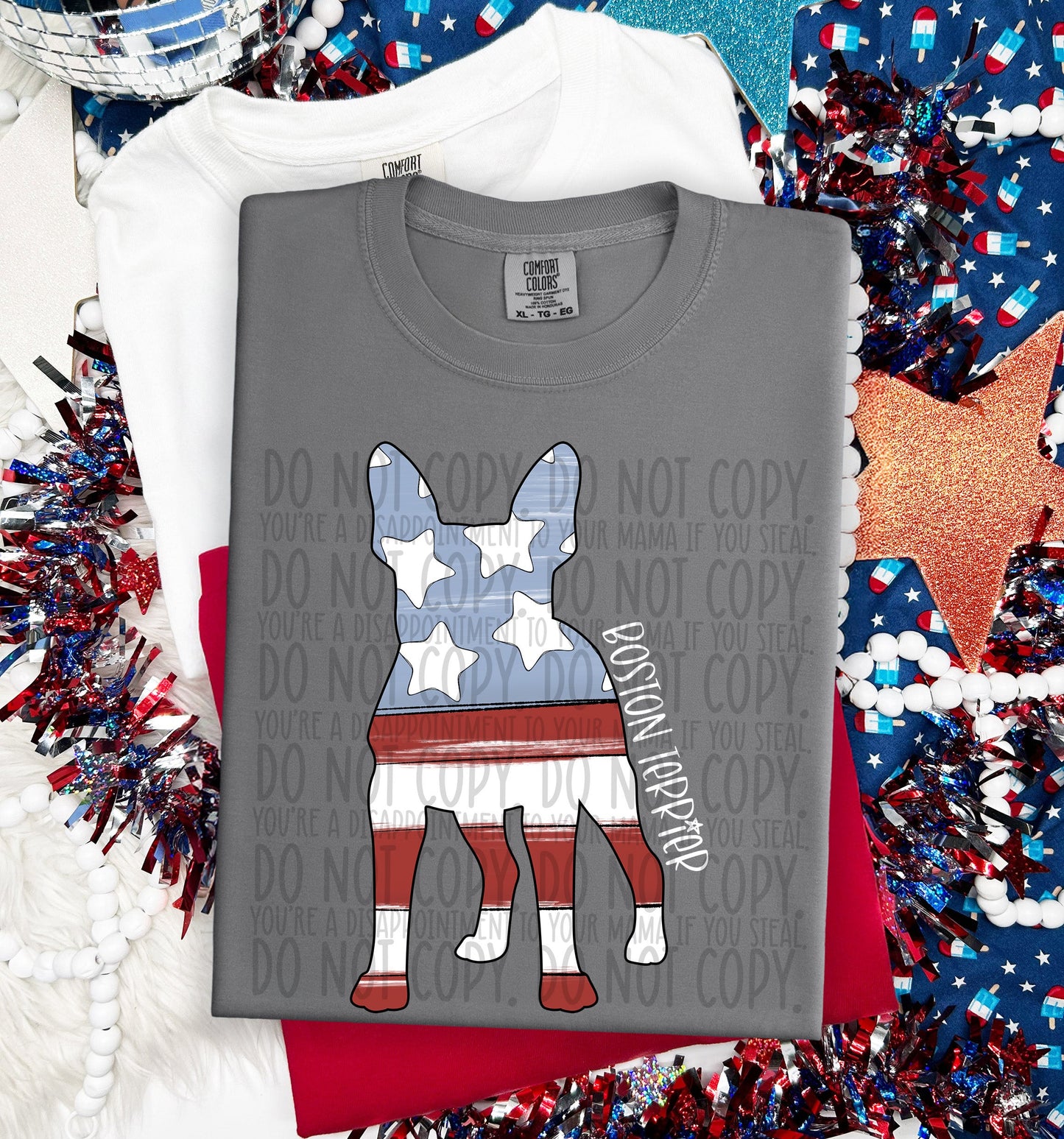 PATRIOTIC DOGS - DTF TRANSFER
