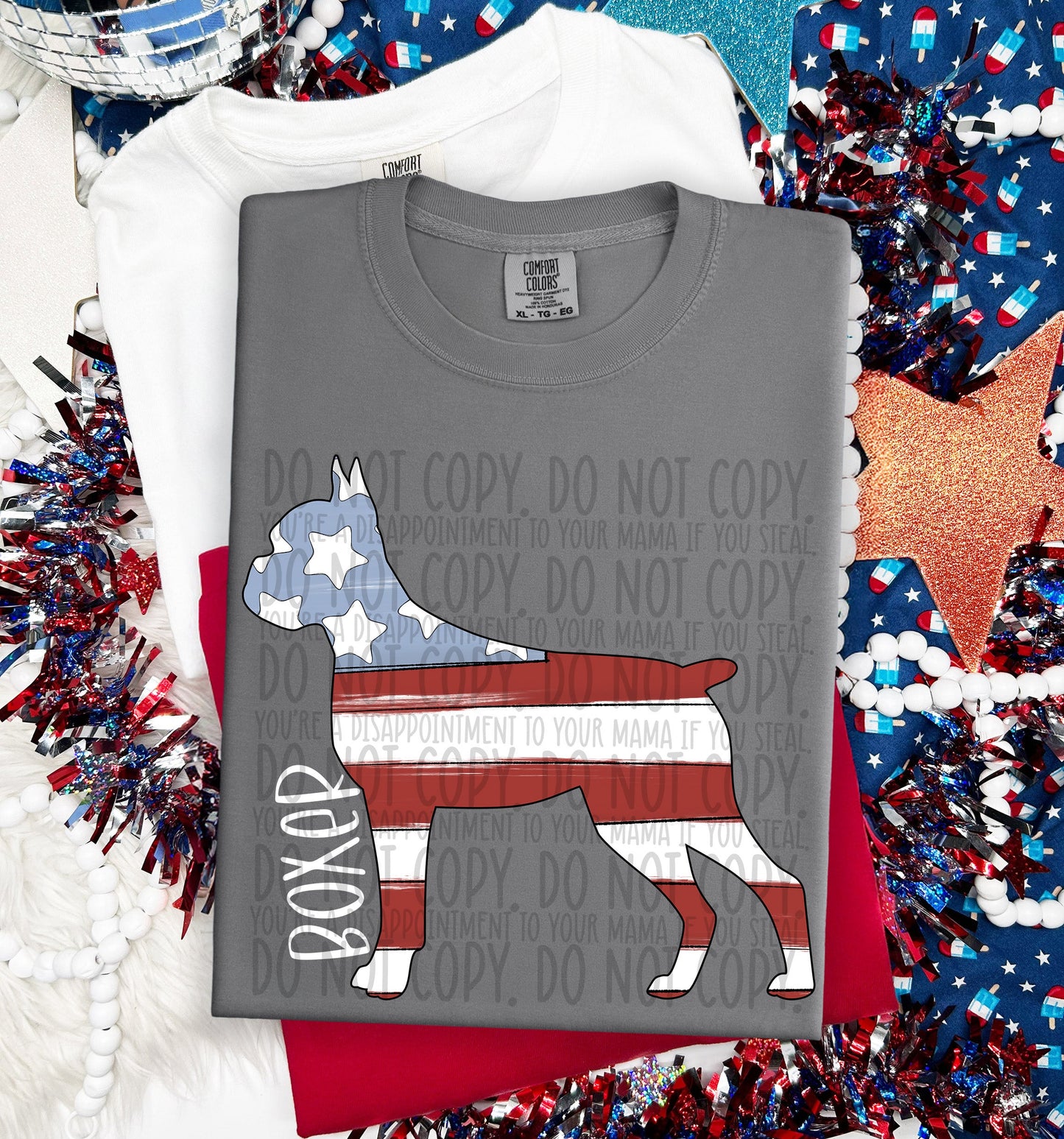 PATRIOTIC DOGS - DTF TRANSFER