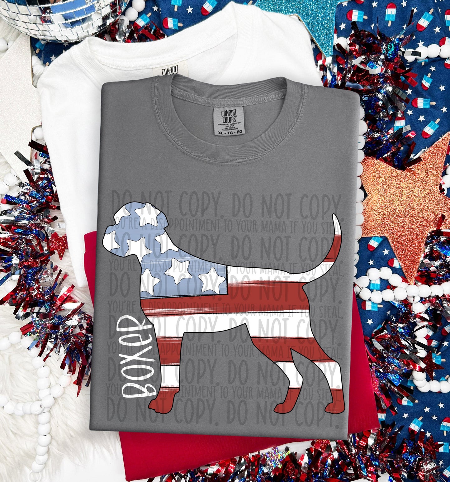 PATRIOTIC DOGS - DTF TRANSFER