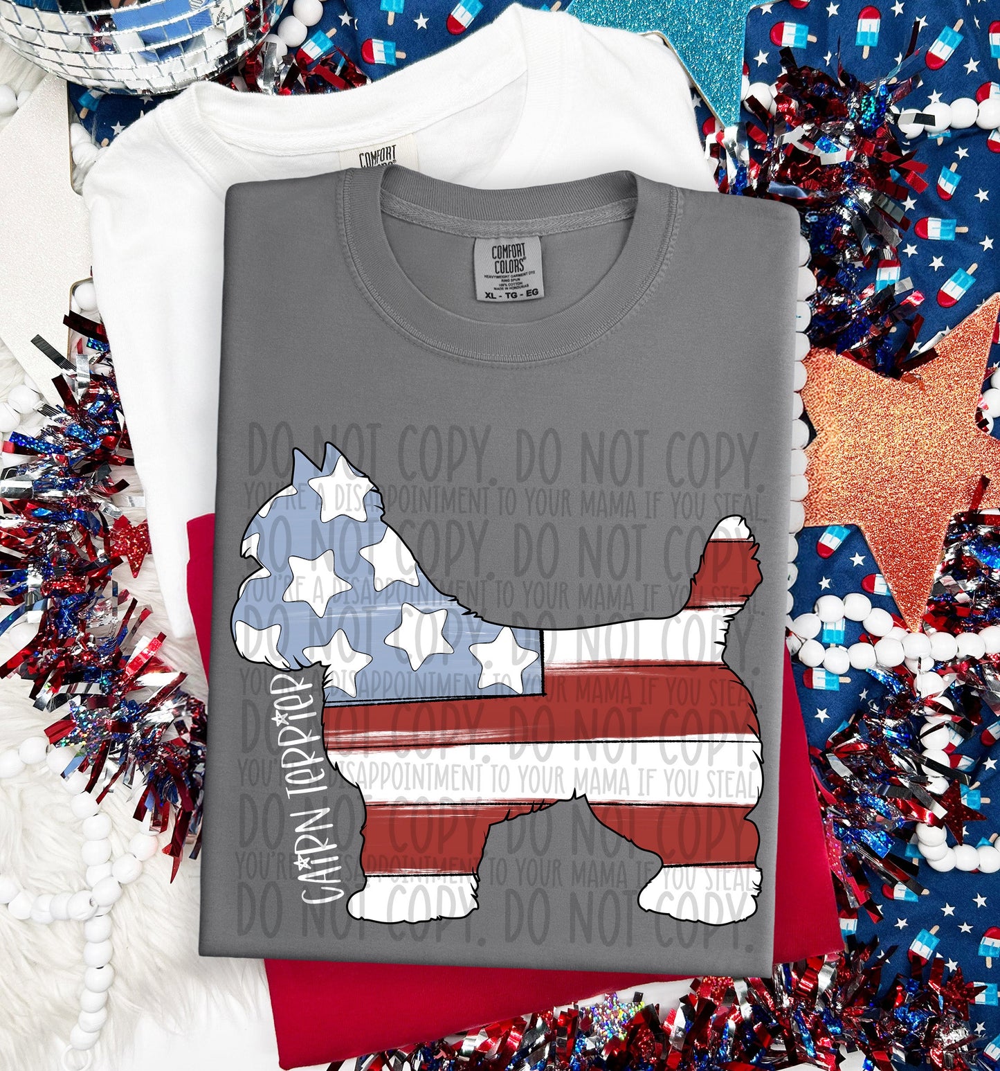 PATRIOTIC DOGS - DTF TRANSFER