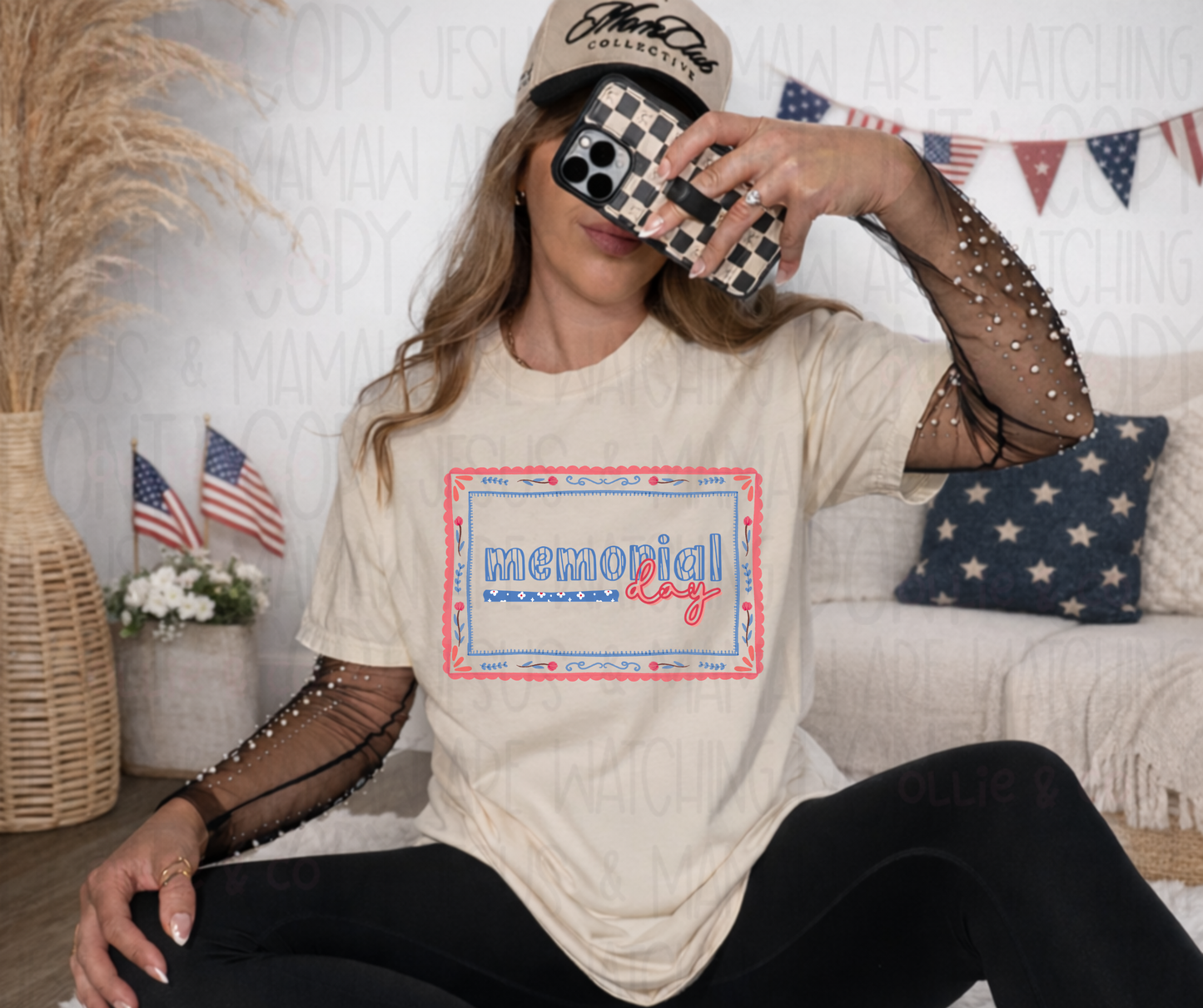 MEMORIAL DAY FRAME - DTF TRANSFER