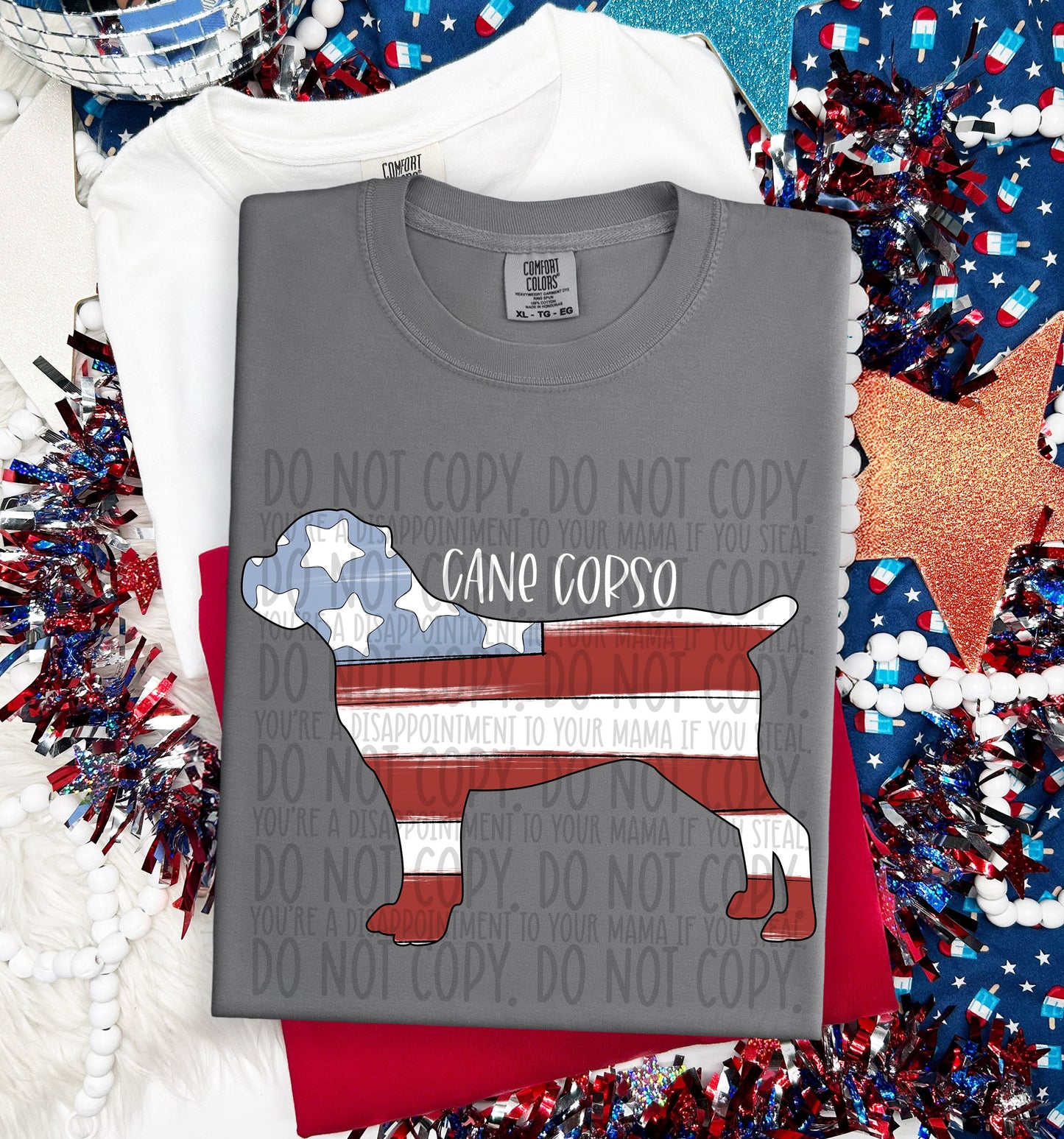 PATRIOTIC DOGS - DTF TRANSFER