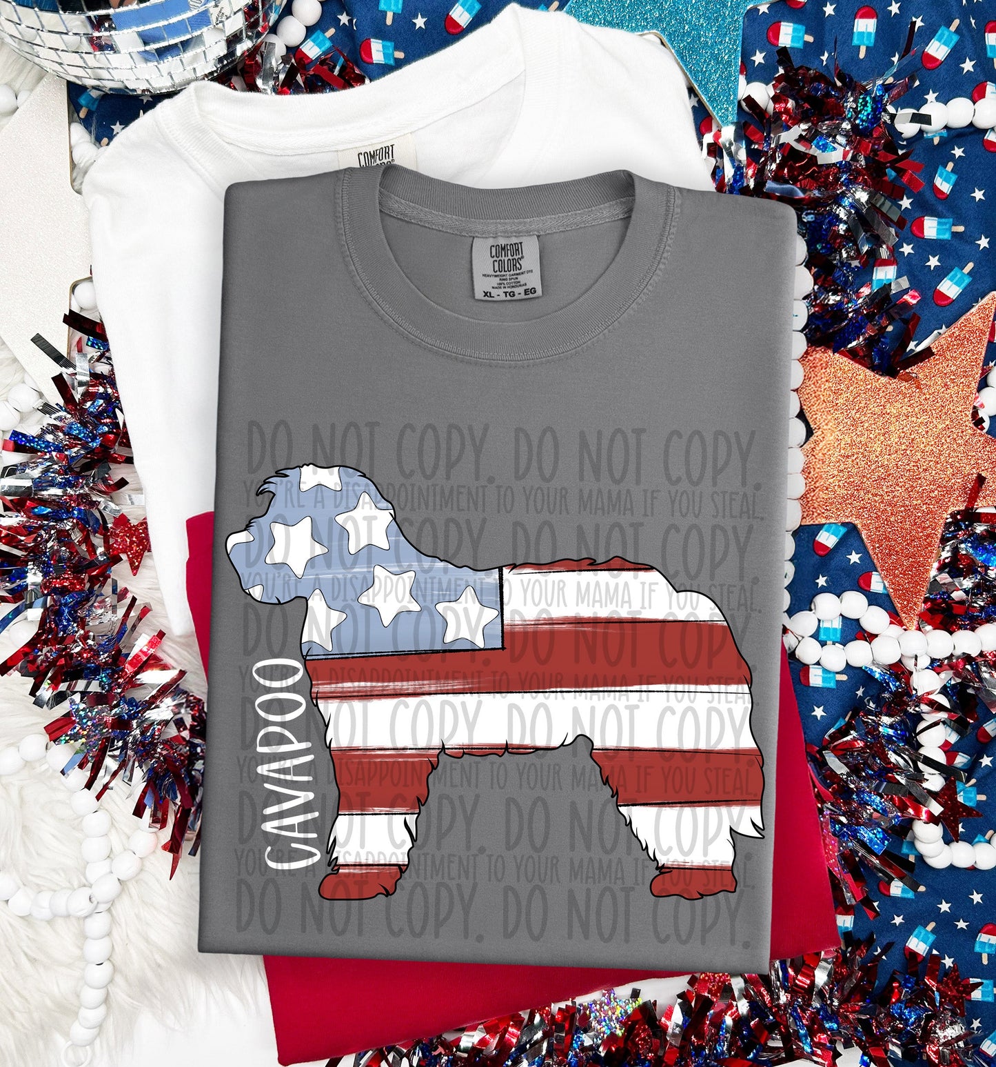 PATRIOTIC DOGS - DTF TRANSFER