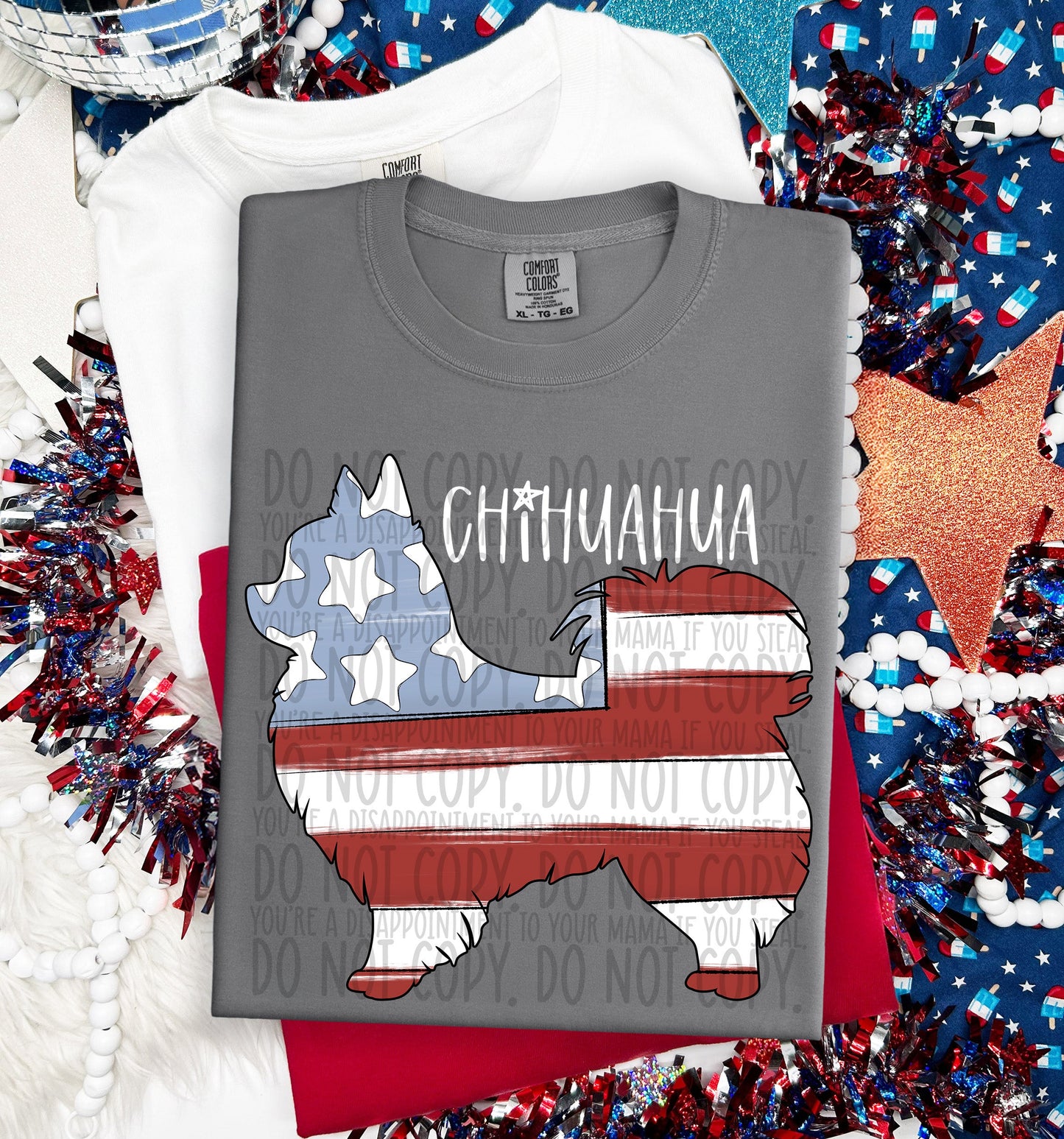 PATRIOTIC DOGS - DTF TRANSFER