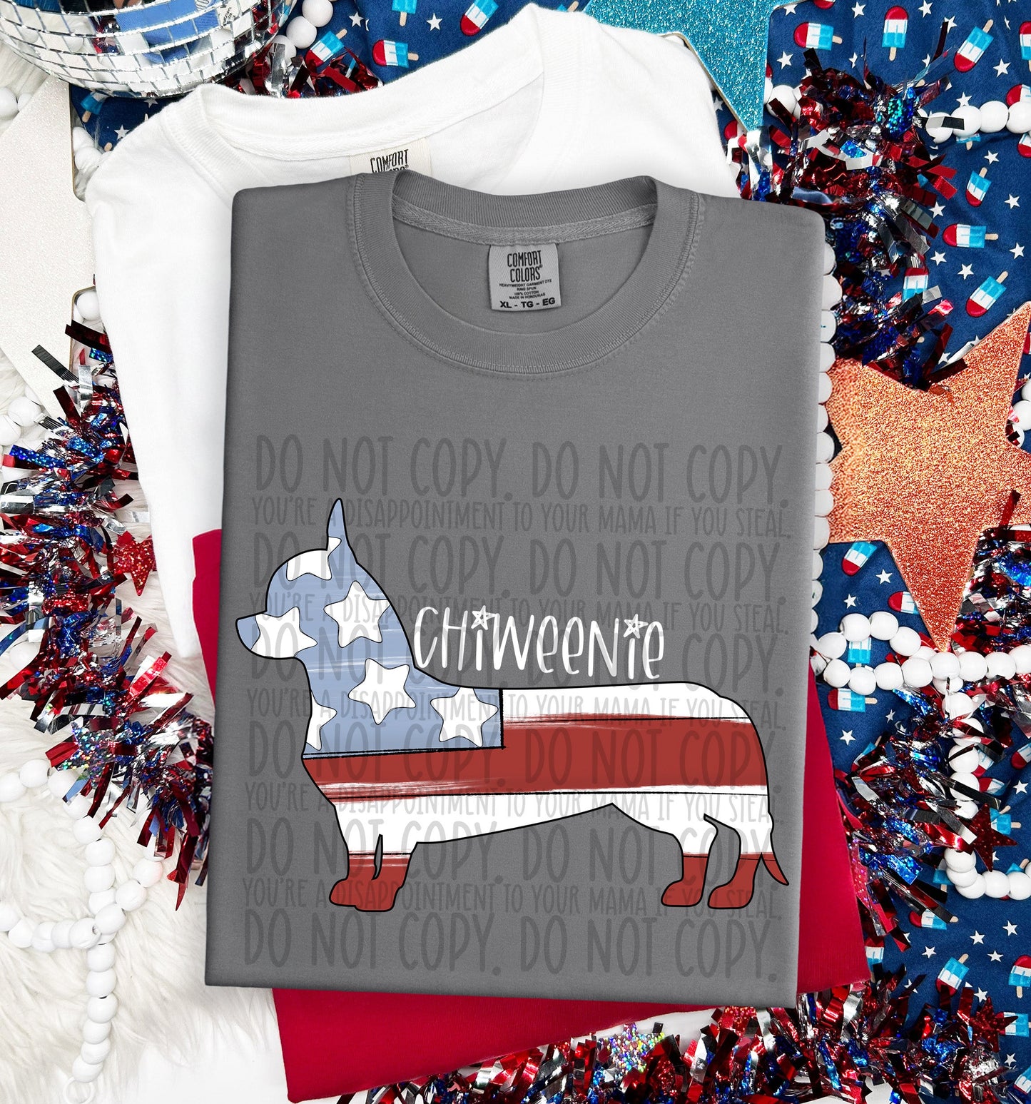 PATRIOTIC DOGS - DTF TRANSFER
