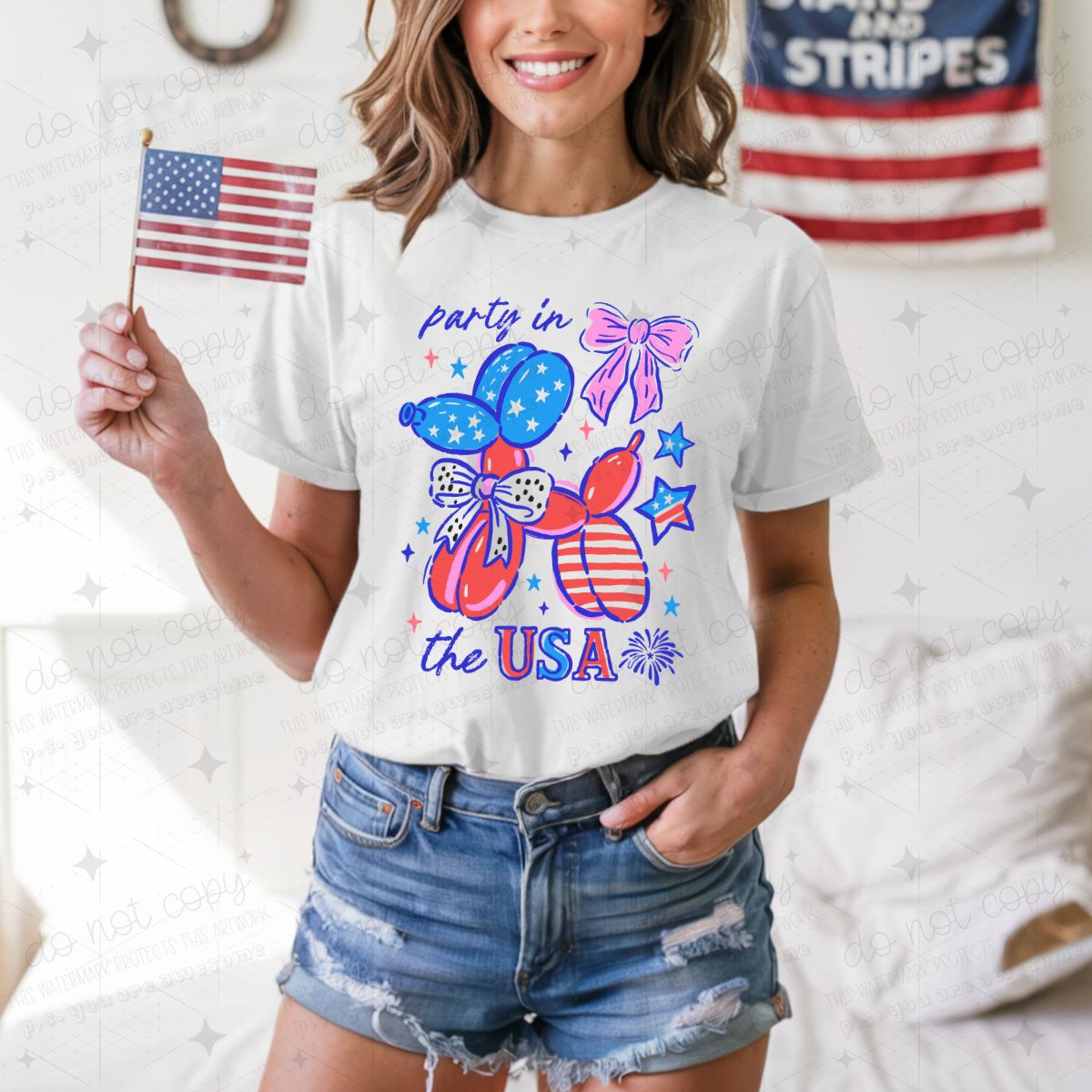 COQUETTE PARTY IN THE USA - DTF TRANSFER