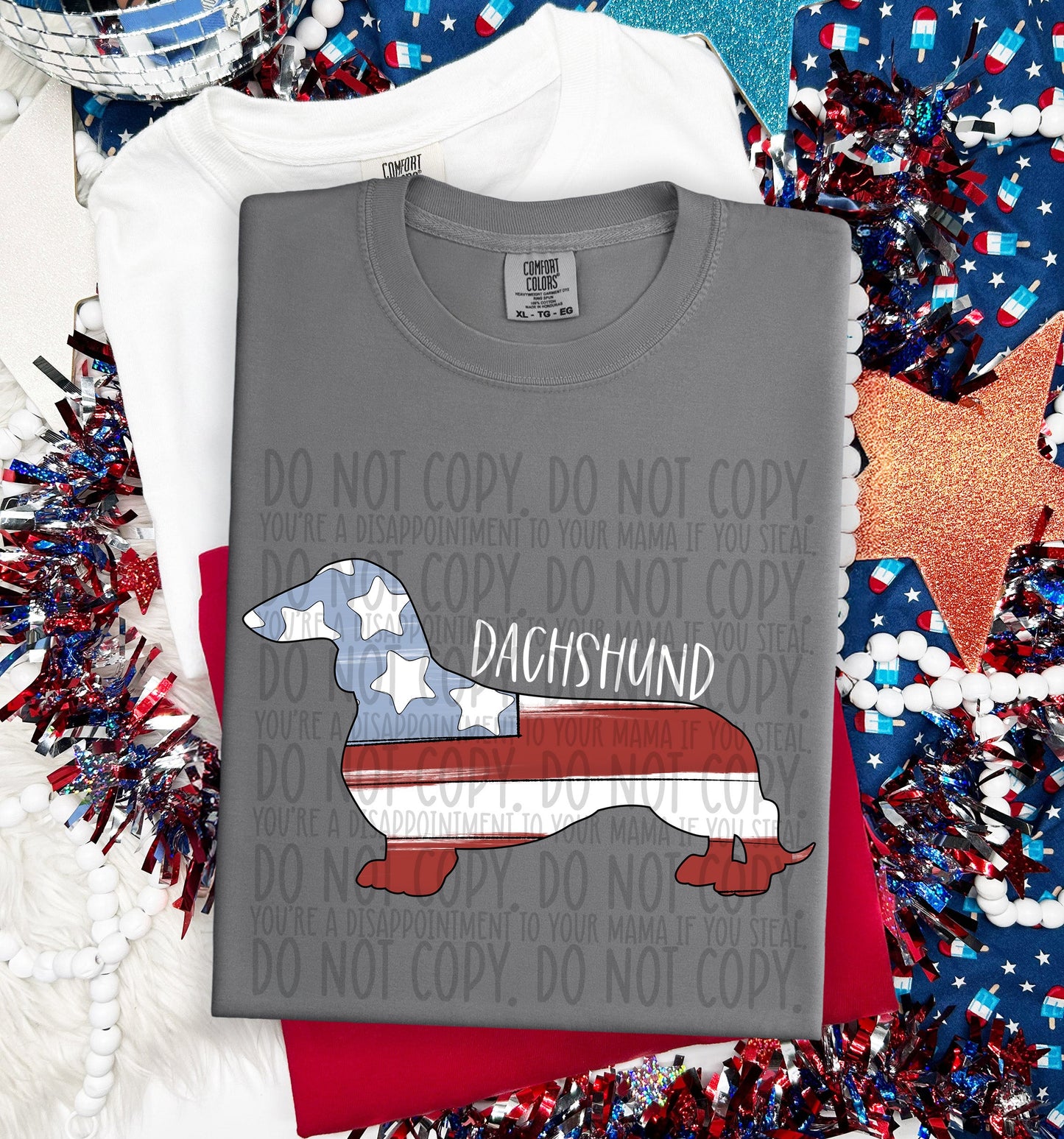 PATRIOTIC DOGS - DTF TRANSFER