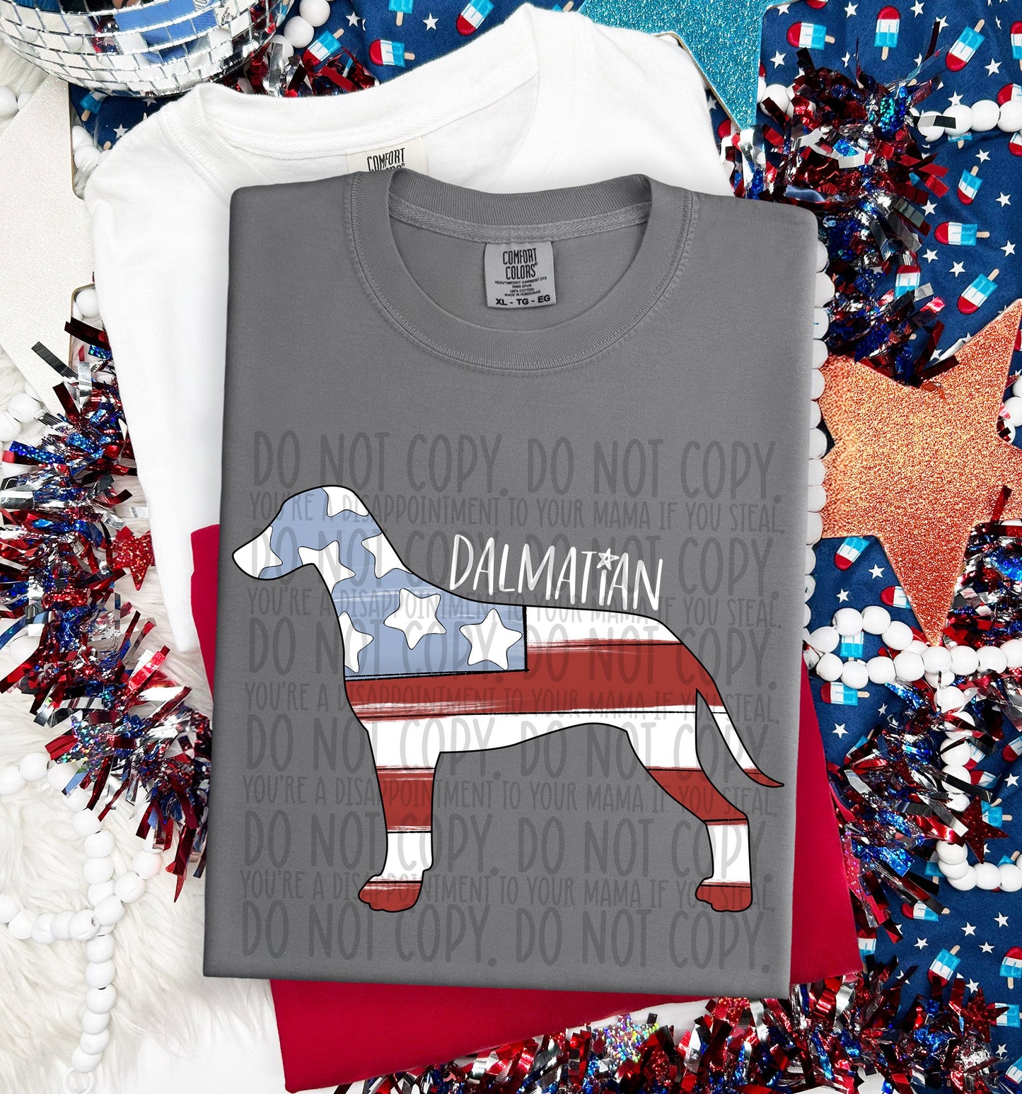 PATRIOTIC DOGS - DTF TRANSFER