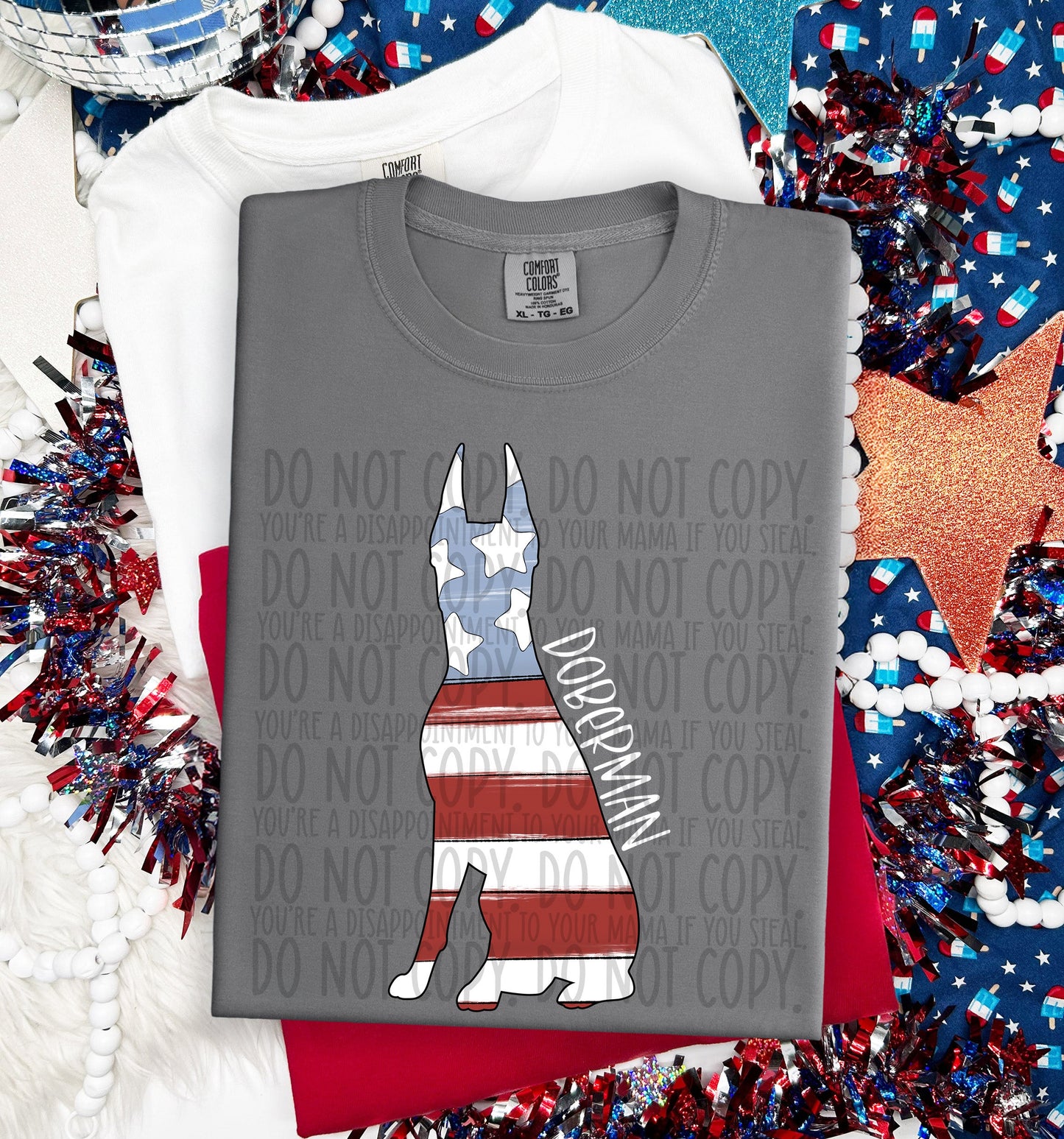 PATRIOTIC DOGS - DTF TRANSFER