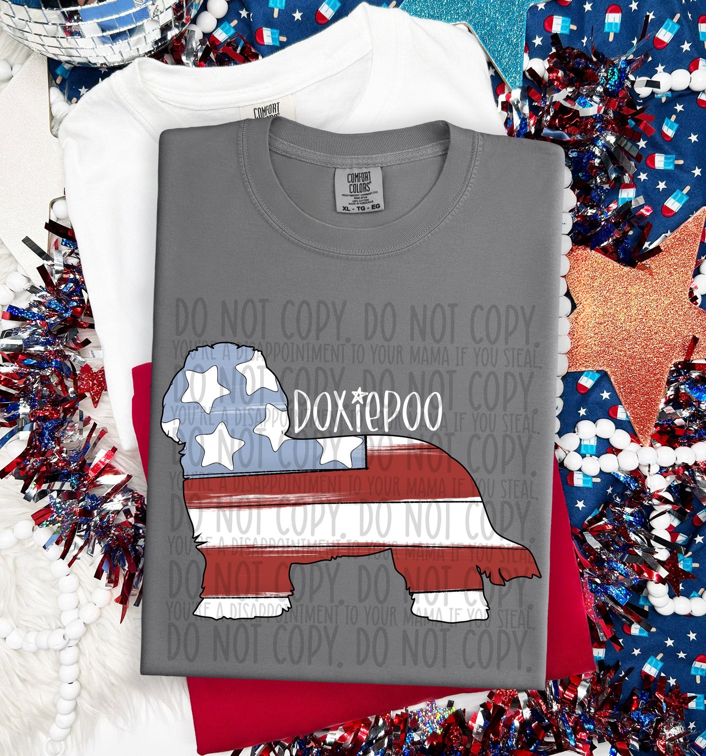 PATRIOTIC DOGS - DTF TRANSFER