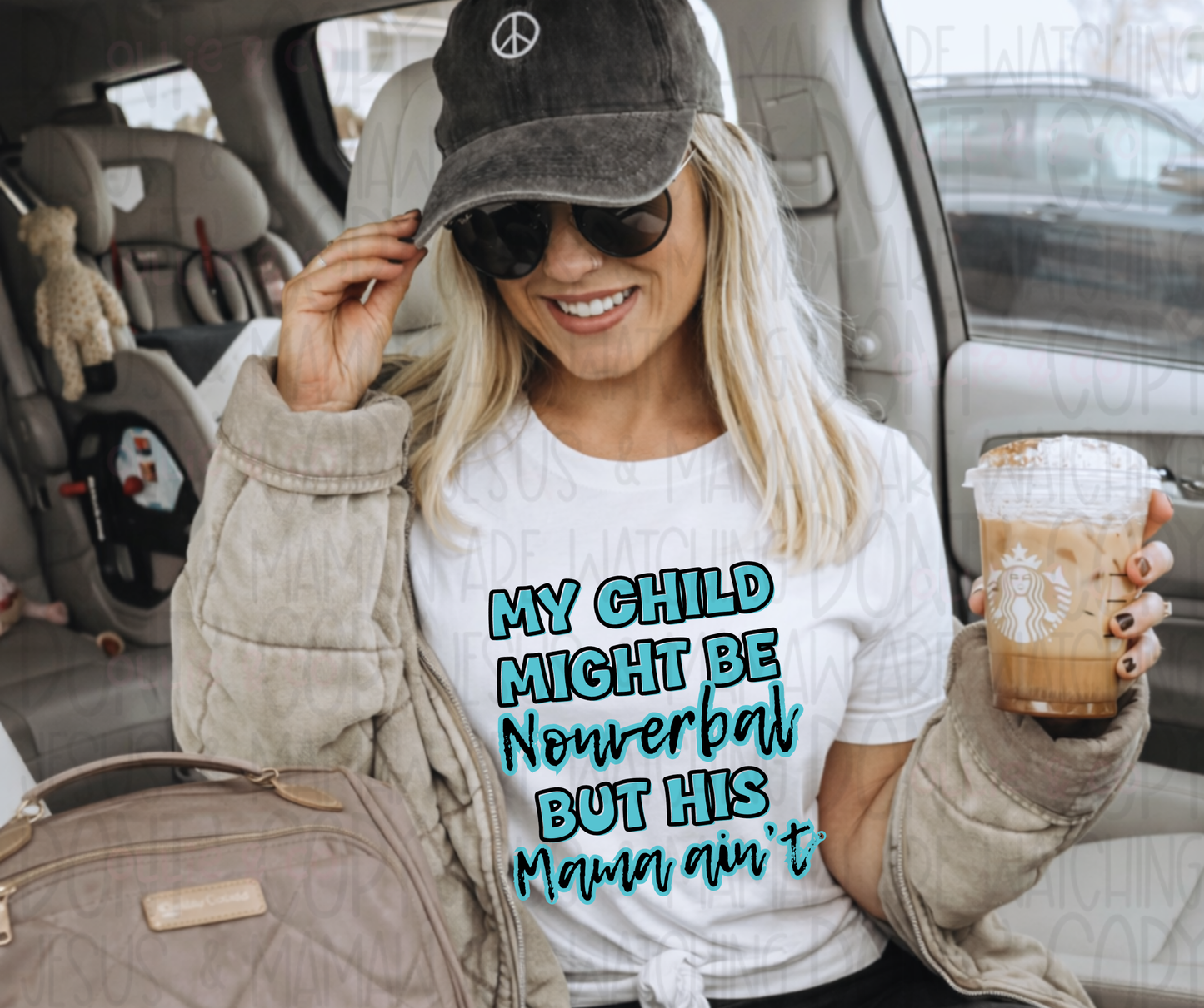 MY CHILD MIGHT BE NON VERBAL BLUE - DTF TRANSFER
