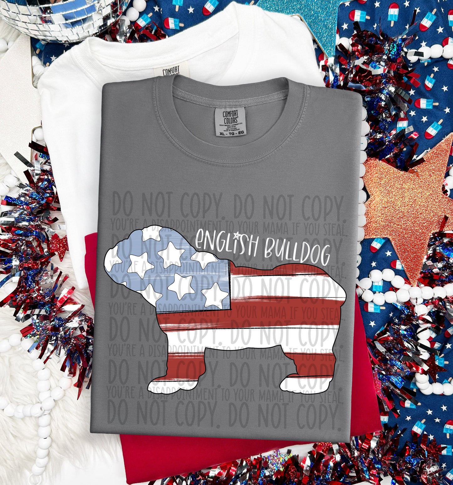 PATRIOTIC DOGS - DTF TRANSFER