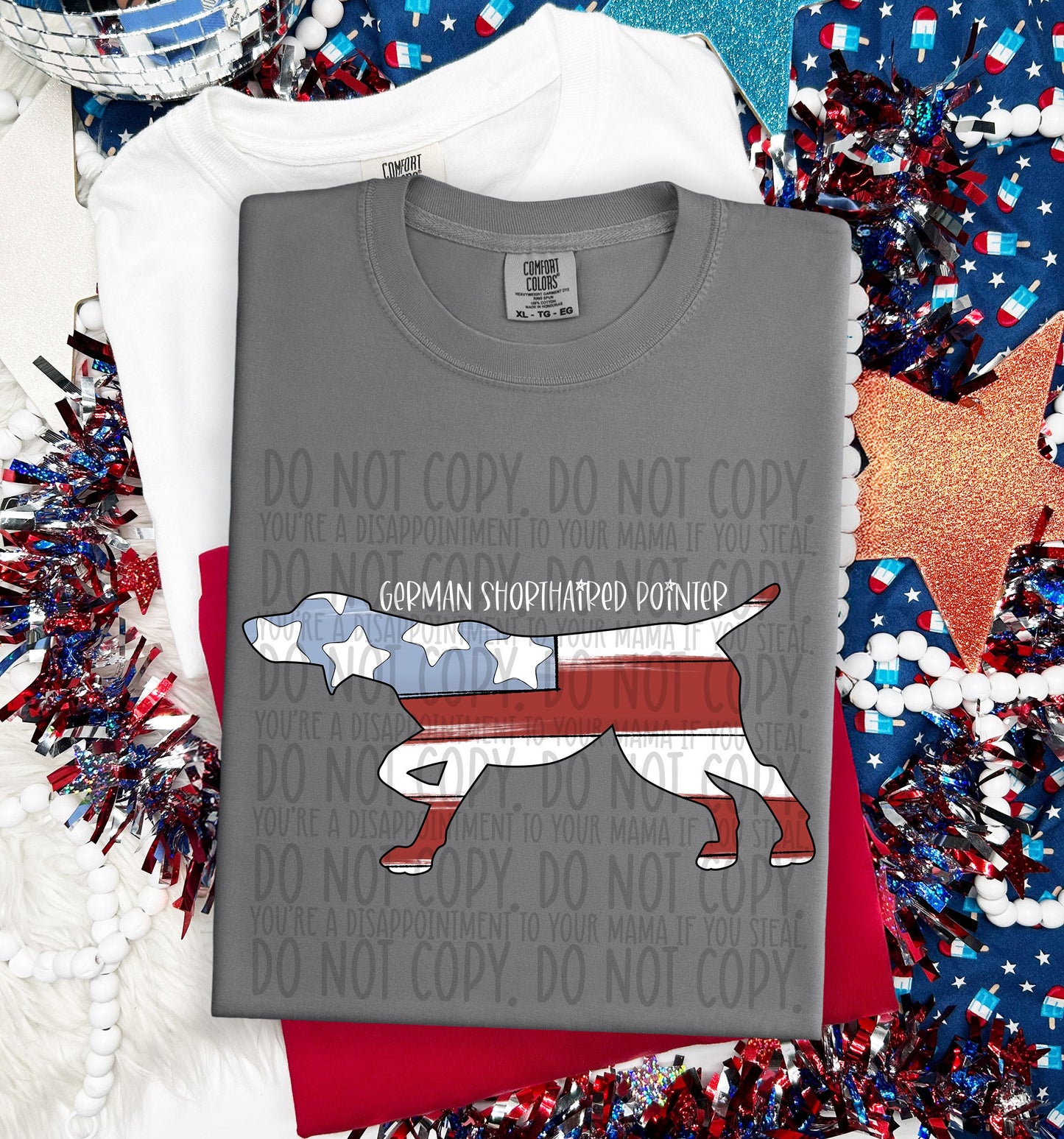 PATRIOTIC DOGS - DTF TRANSFER