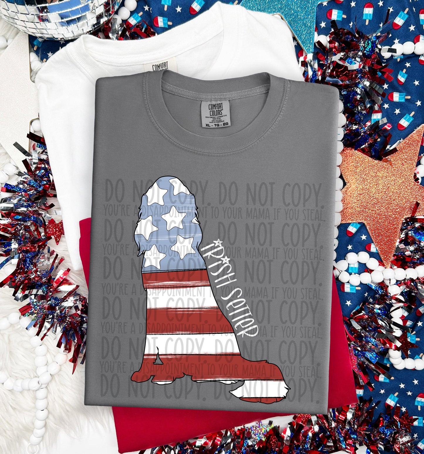 PATRIOTIC DOGS - DTF TRANSFER