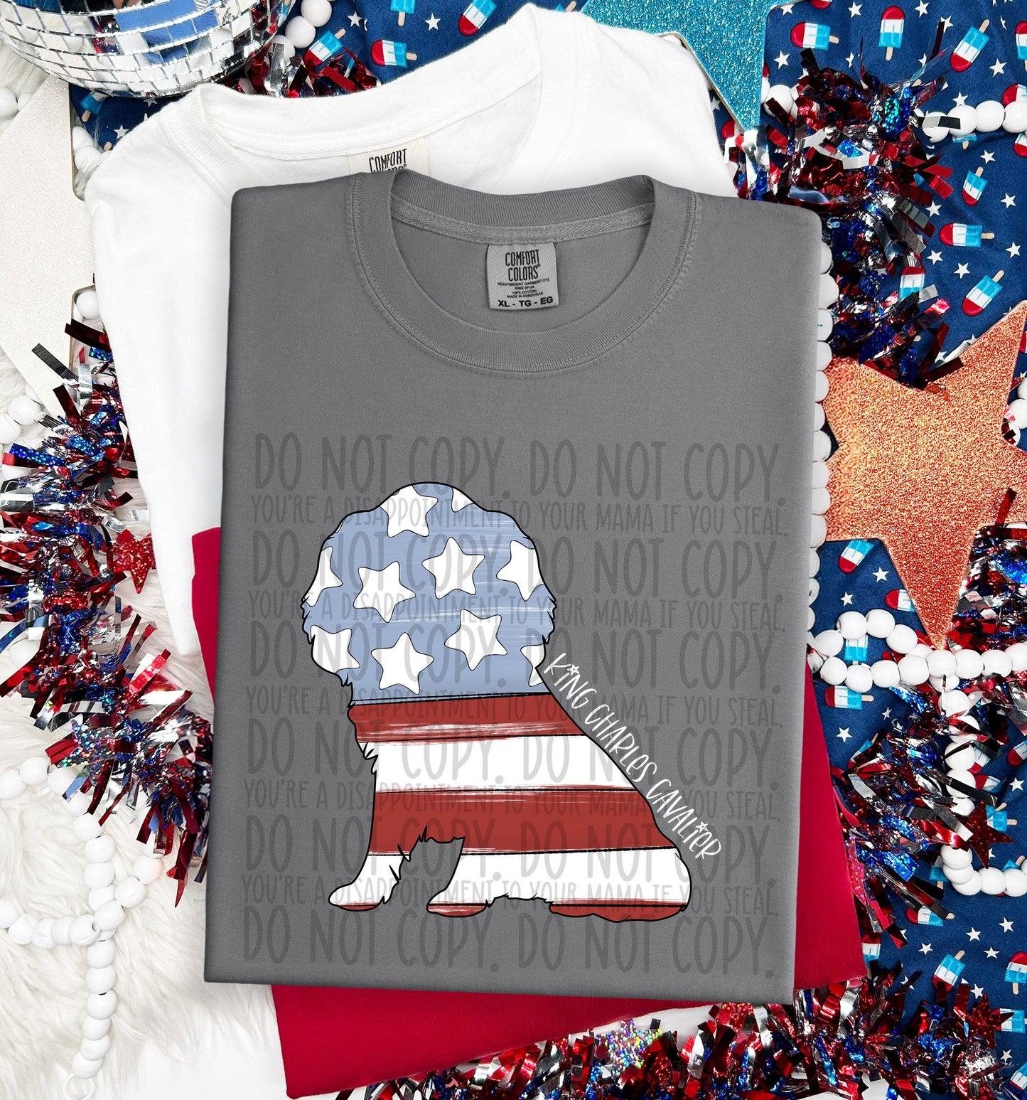 PATRIOTIC DOGS - DTF TRANSFER