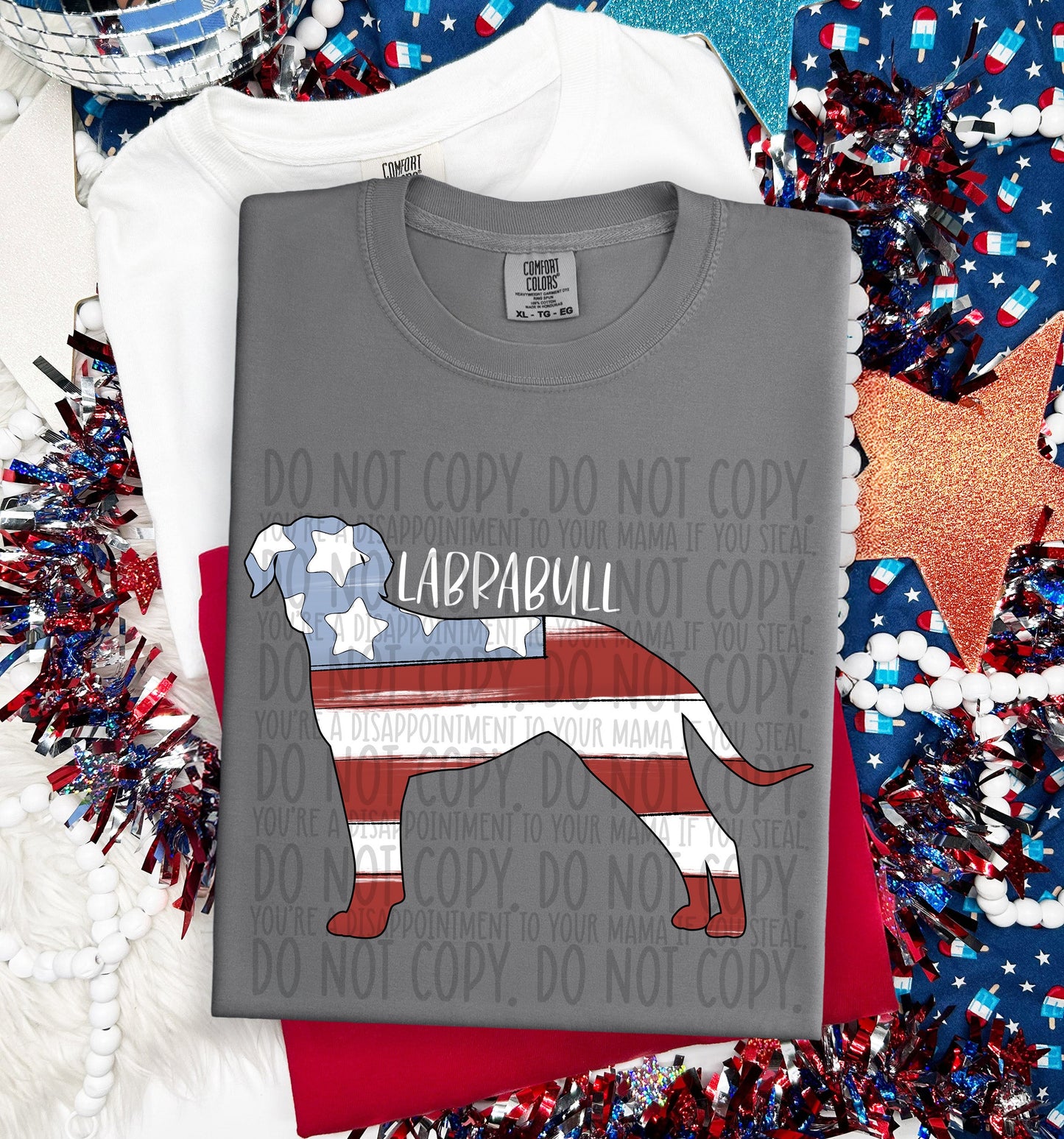 PATRIOTIC DOGS - DTF TRANSFER