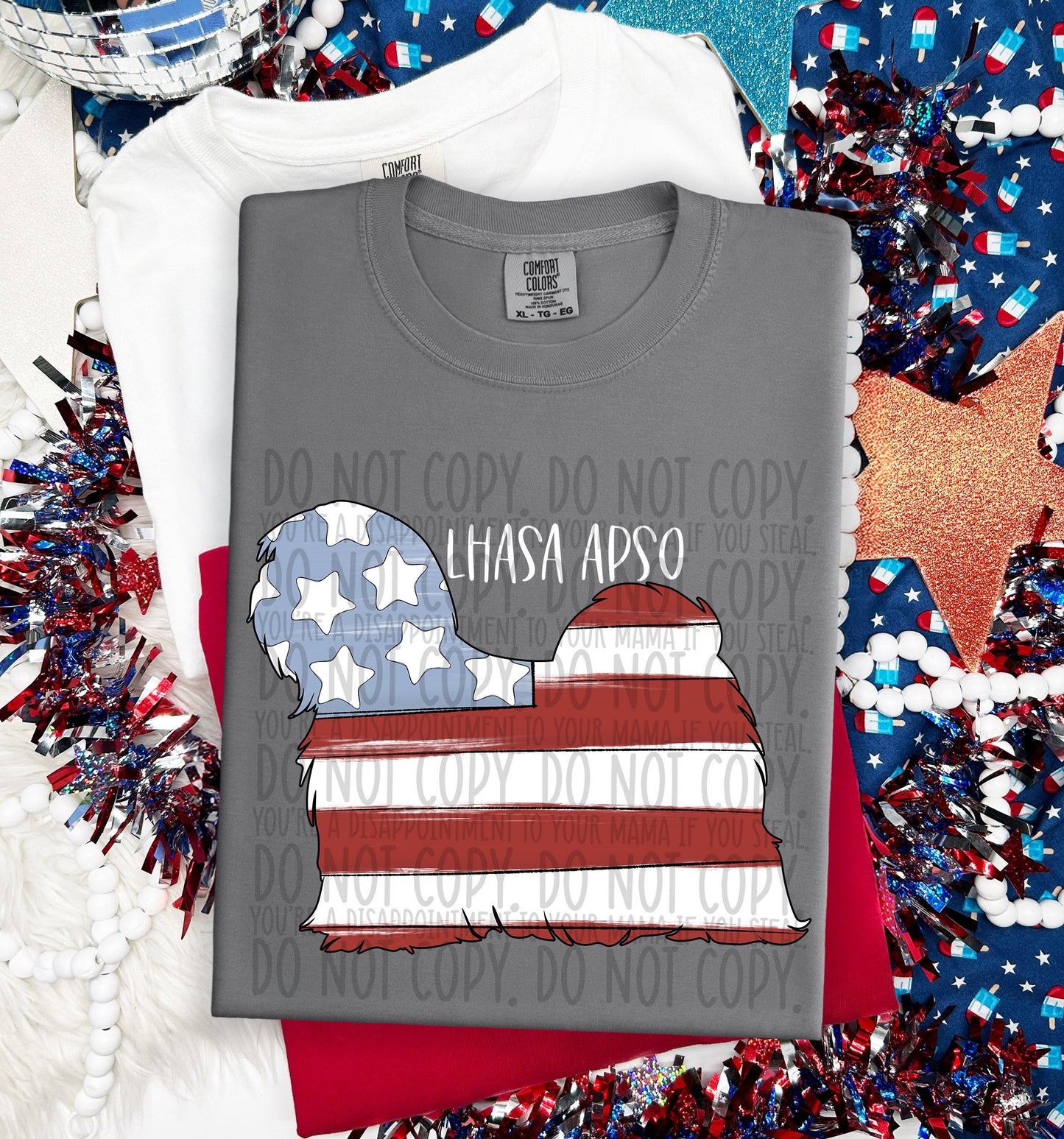 PATRIOTIC DOGS - DTF TRANSFER