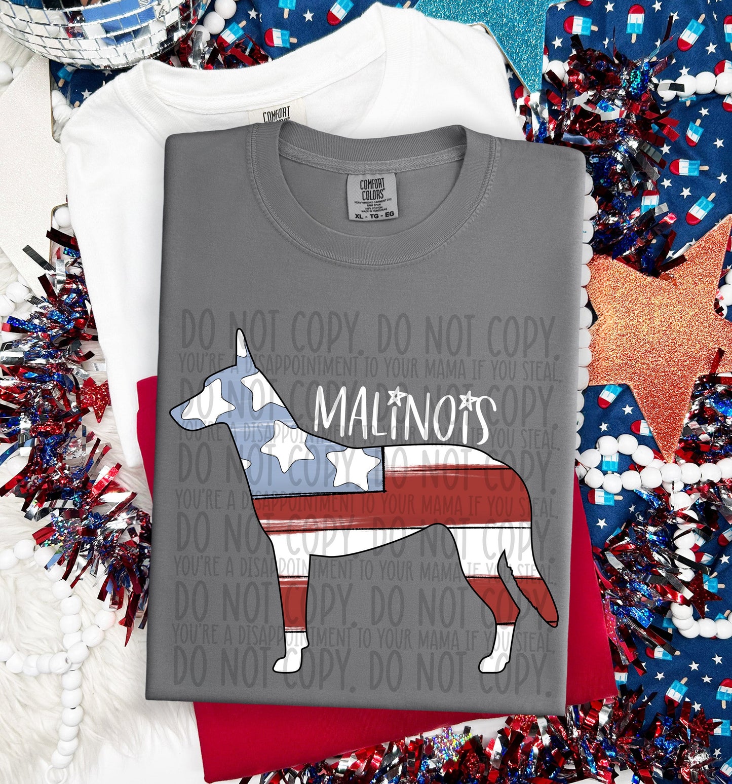 PATRIOTIC DOGS - DTF TRANSFER