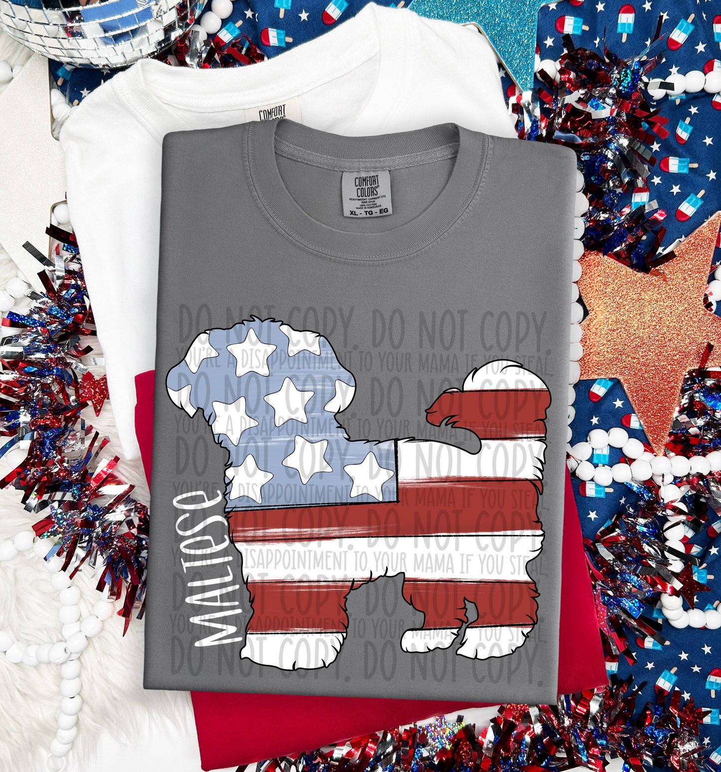 PATRIOTIC DOGS - DTF TRANSFER