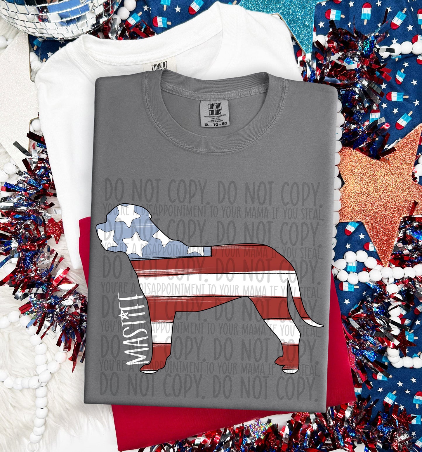 PATRIOTIC DOGS - DTF TRANSFER