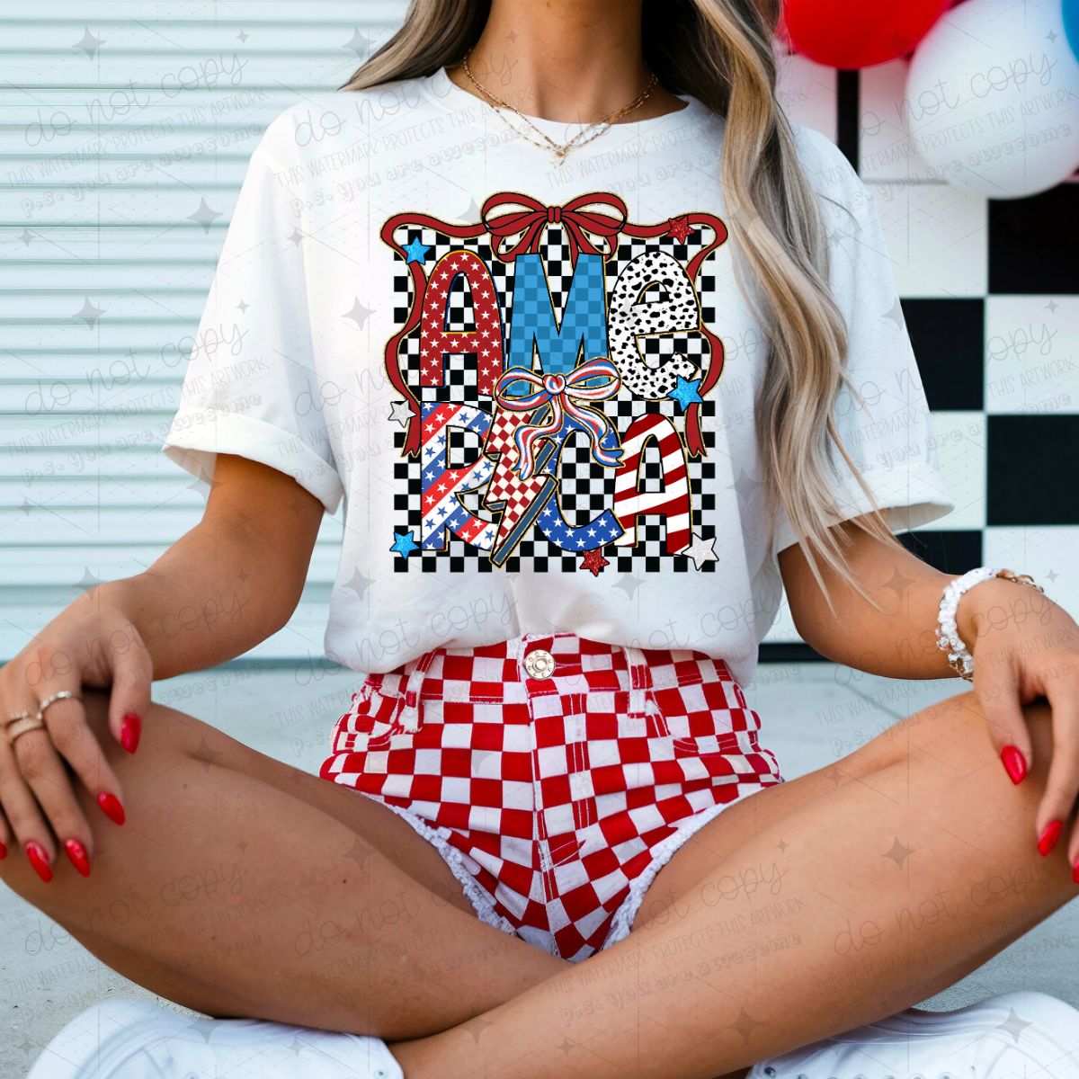 COQUETTE AMERICA - DTF TRANSFER