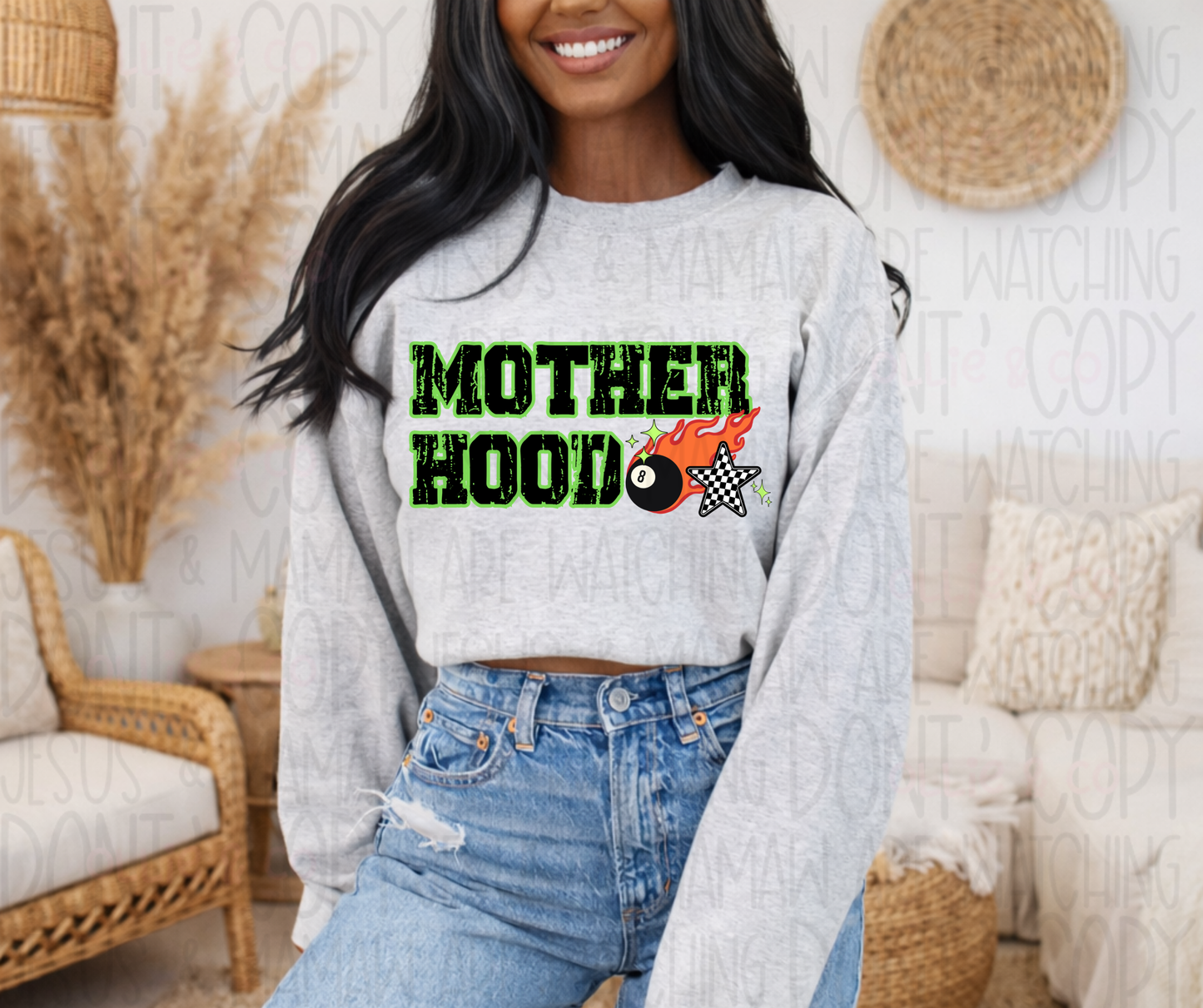 MOTHERHOOD GREEN - DTF TRANSFER