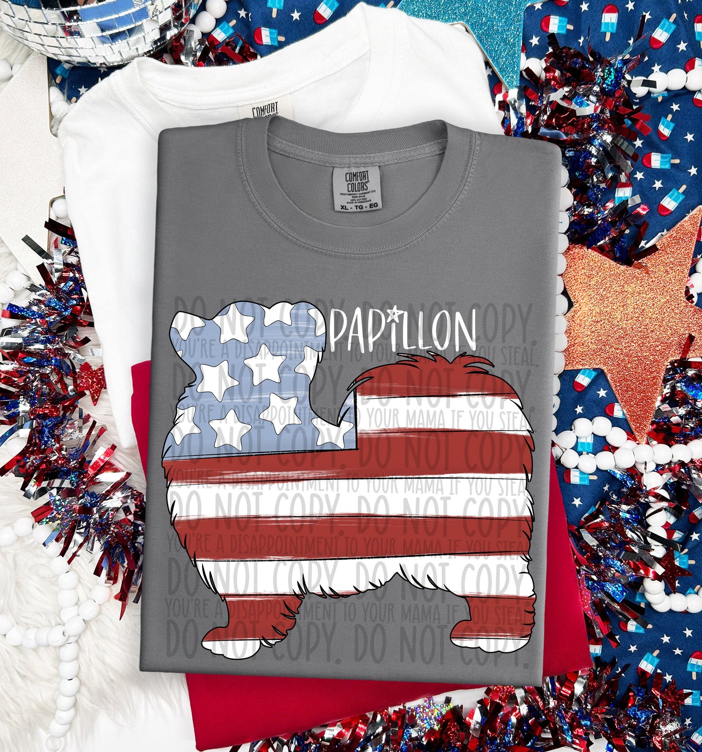 PATRIOTIC DOGS - DTF TRANSFER