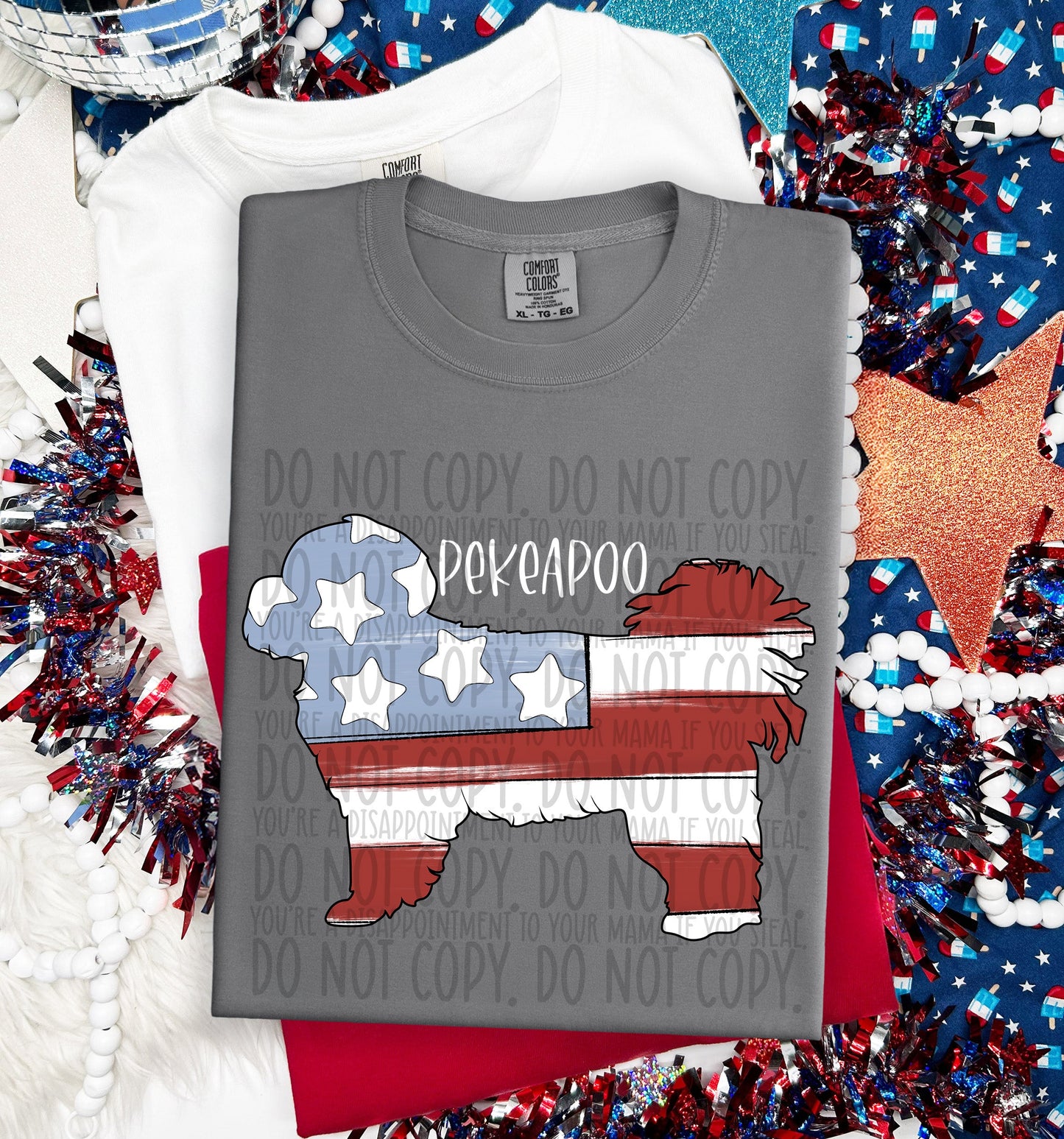 PATRIOTIC DOGS - DTF TRANSFER