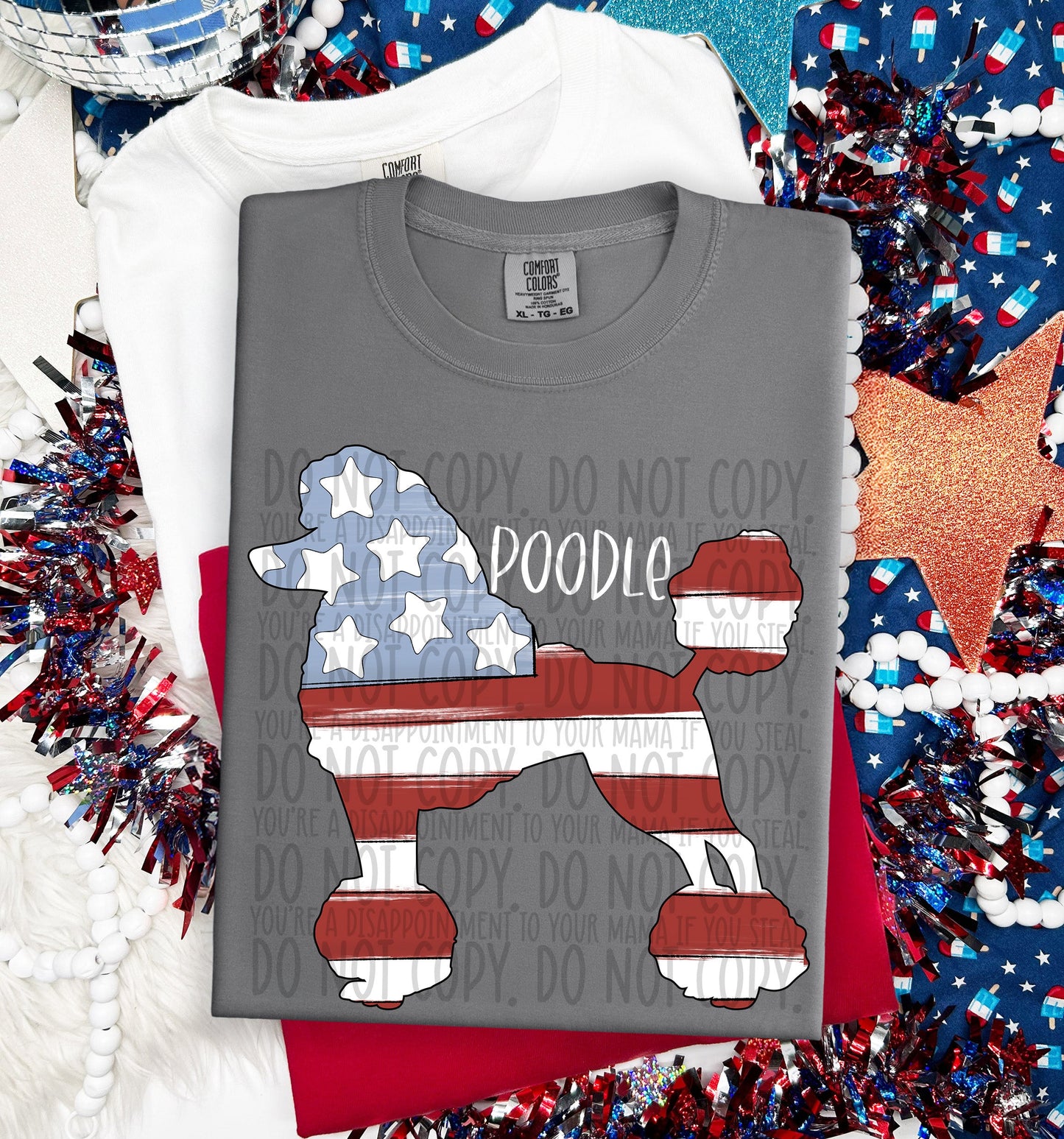 PATRIOTIC DOGS - DTF TRANSFER