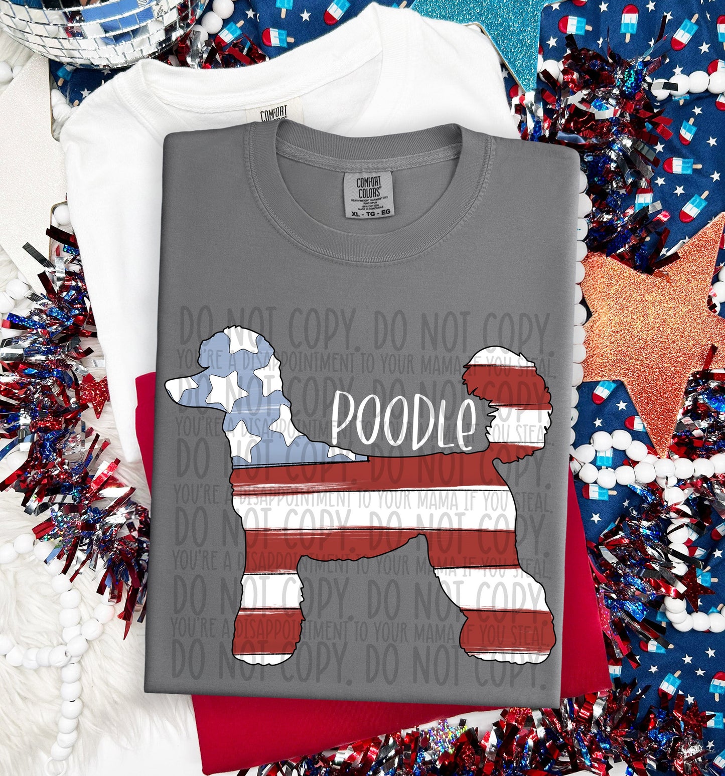 PATRIOTIC DOGS - DTF TRANSFER