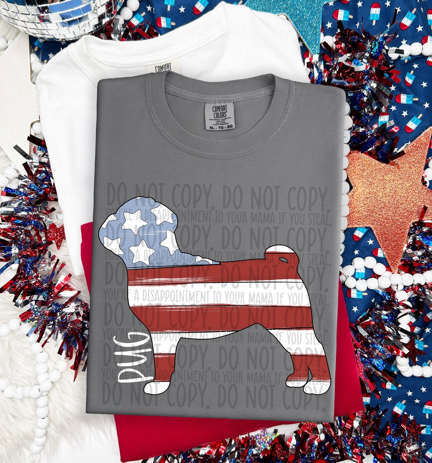 PATRIOTIC DOGS - DTF TRANSFER
