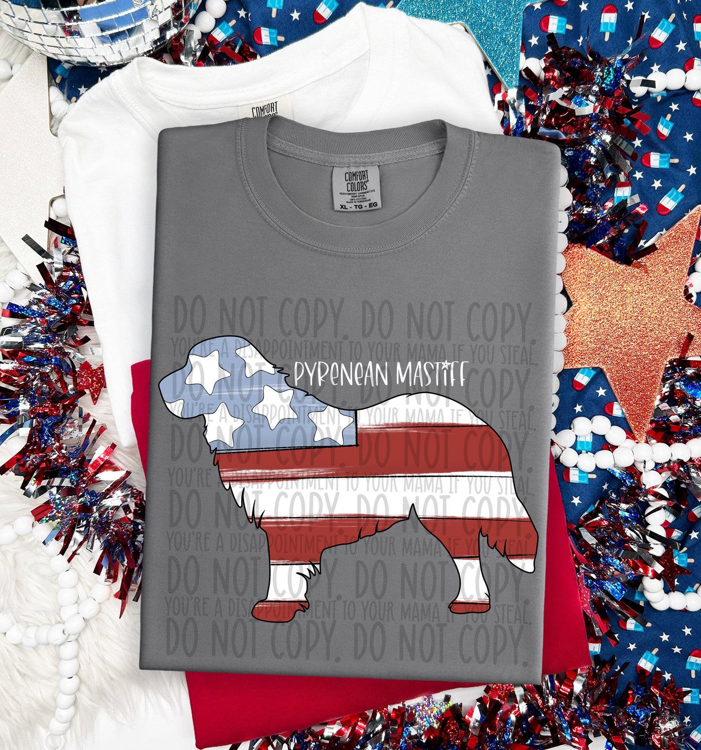 PATRIOTIC DOGS - DTF TRANSFER
