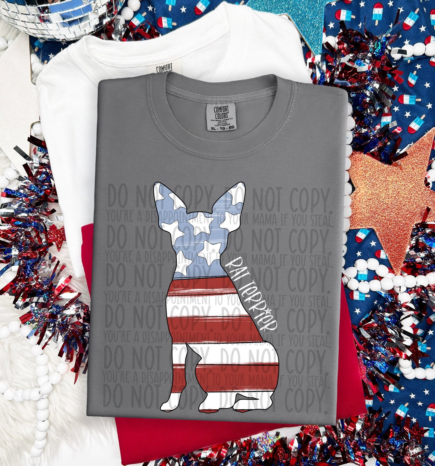 PATRIOTIC DOGS - DTF TRANSFER