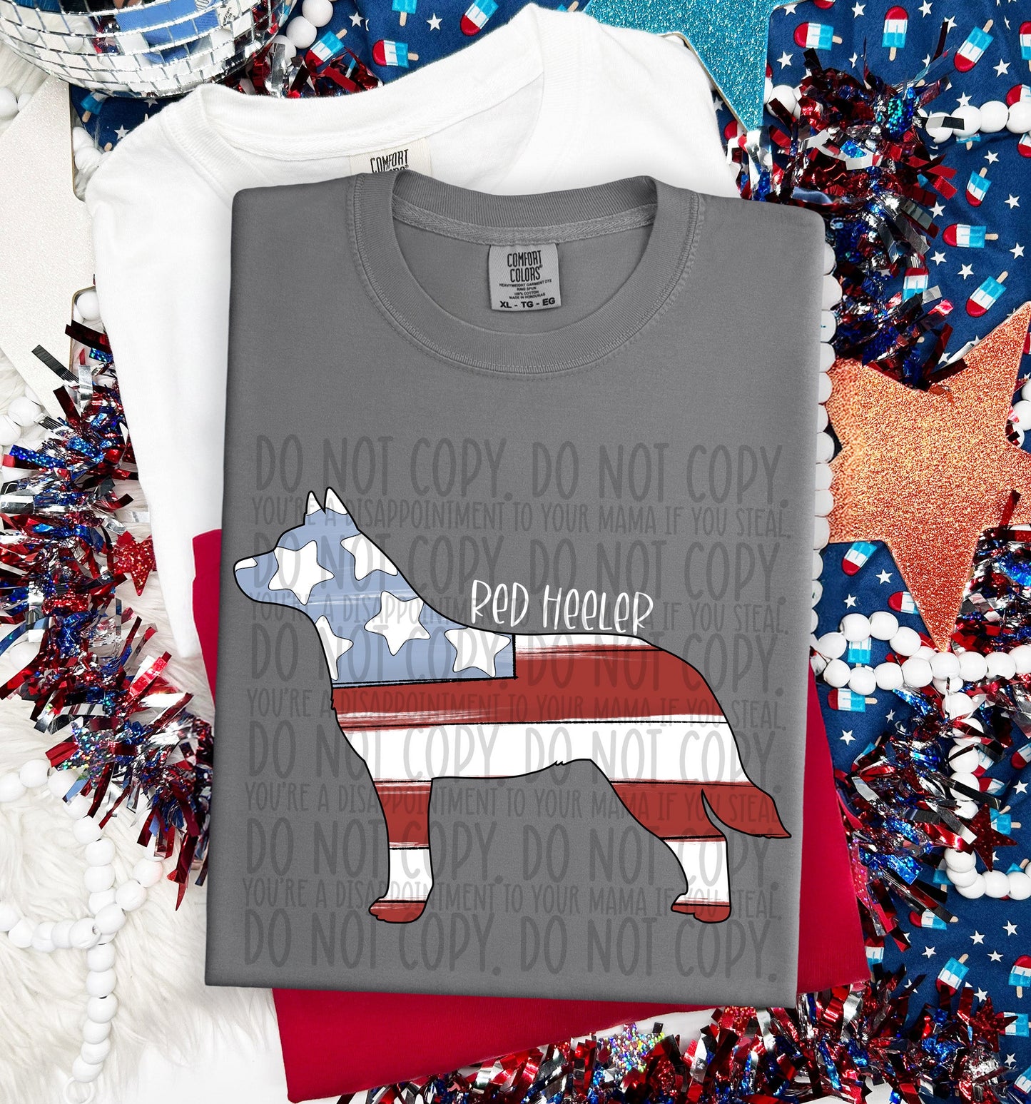 PATRIOTIC DOGS - DTF TRANSFER