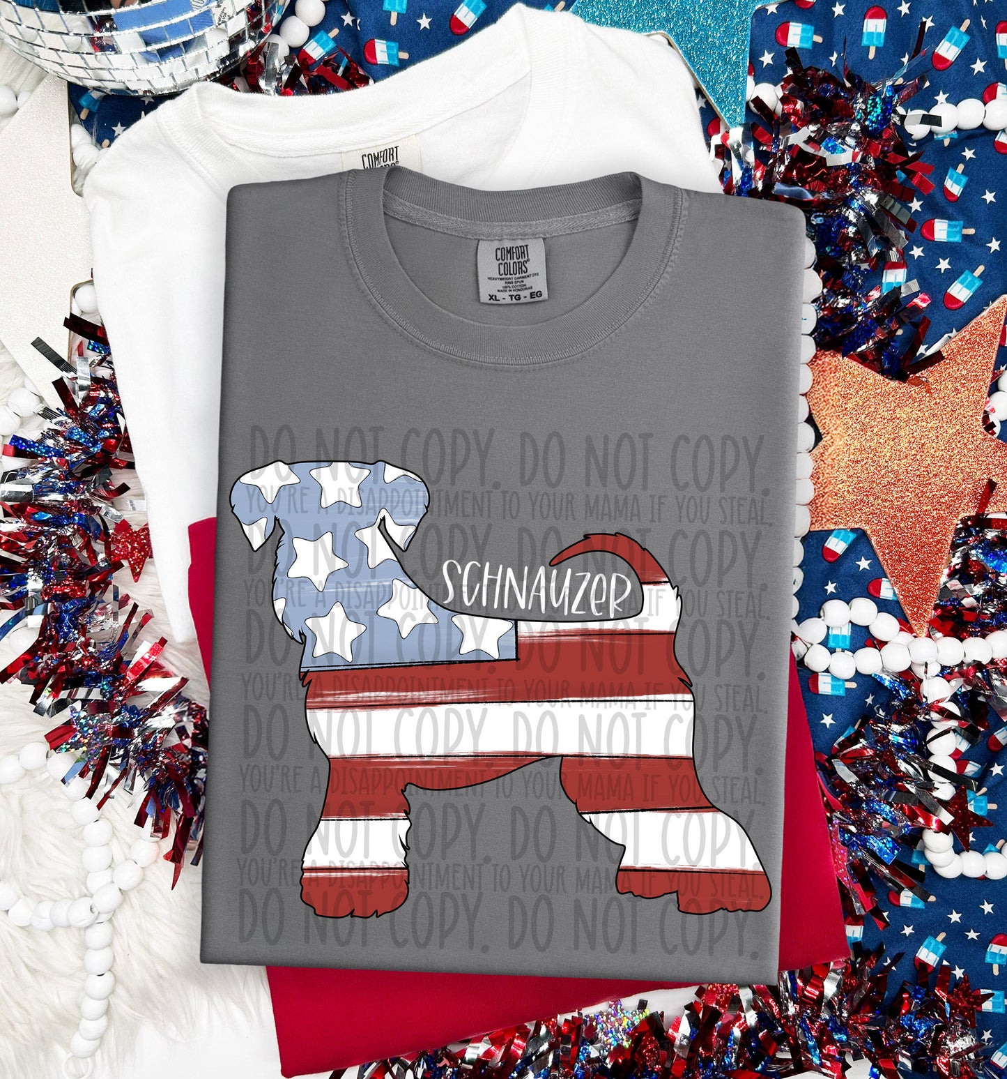 PATRIOTIC DOGS - DTF TRANSFER