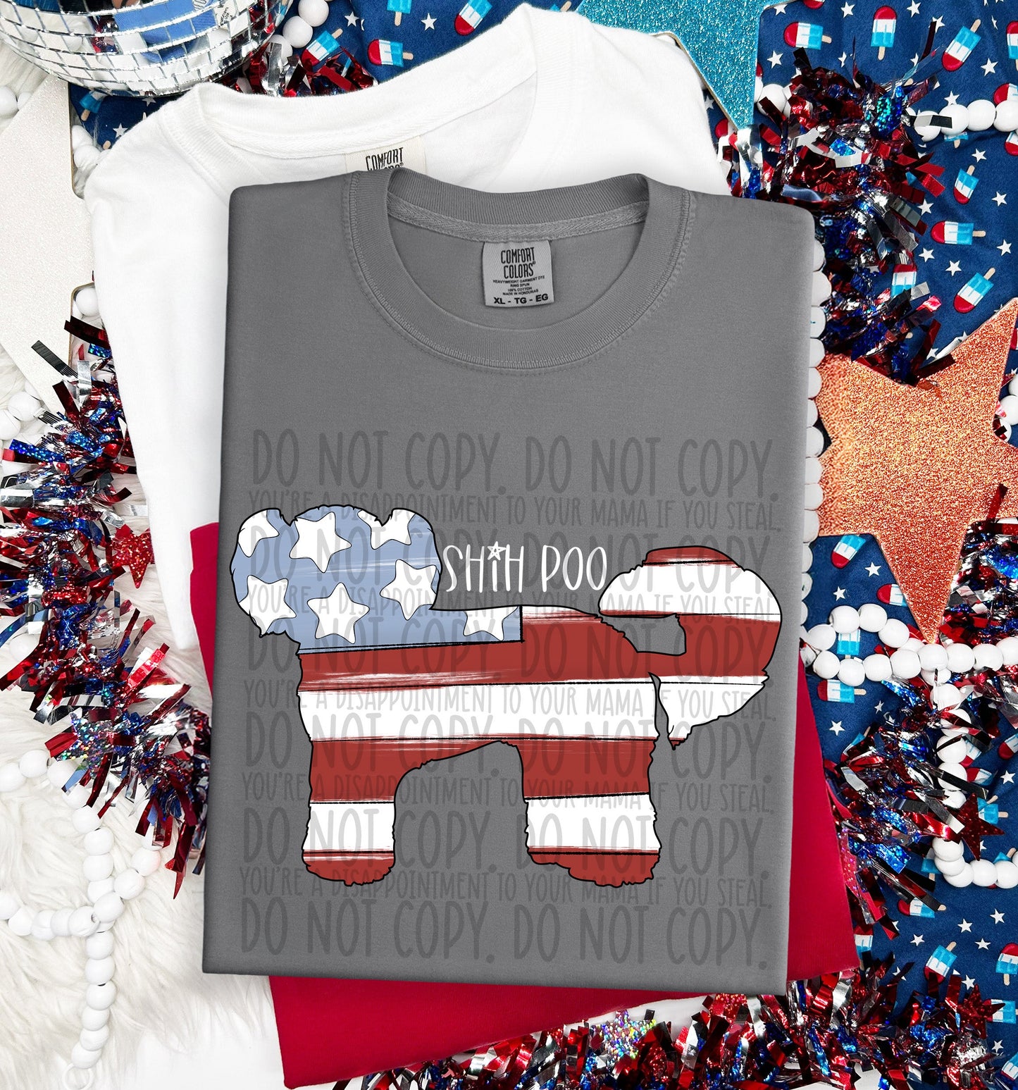 PATRIOTIC DOGS - DTF TRANSFER