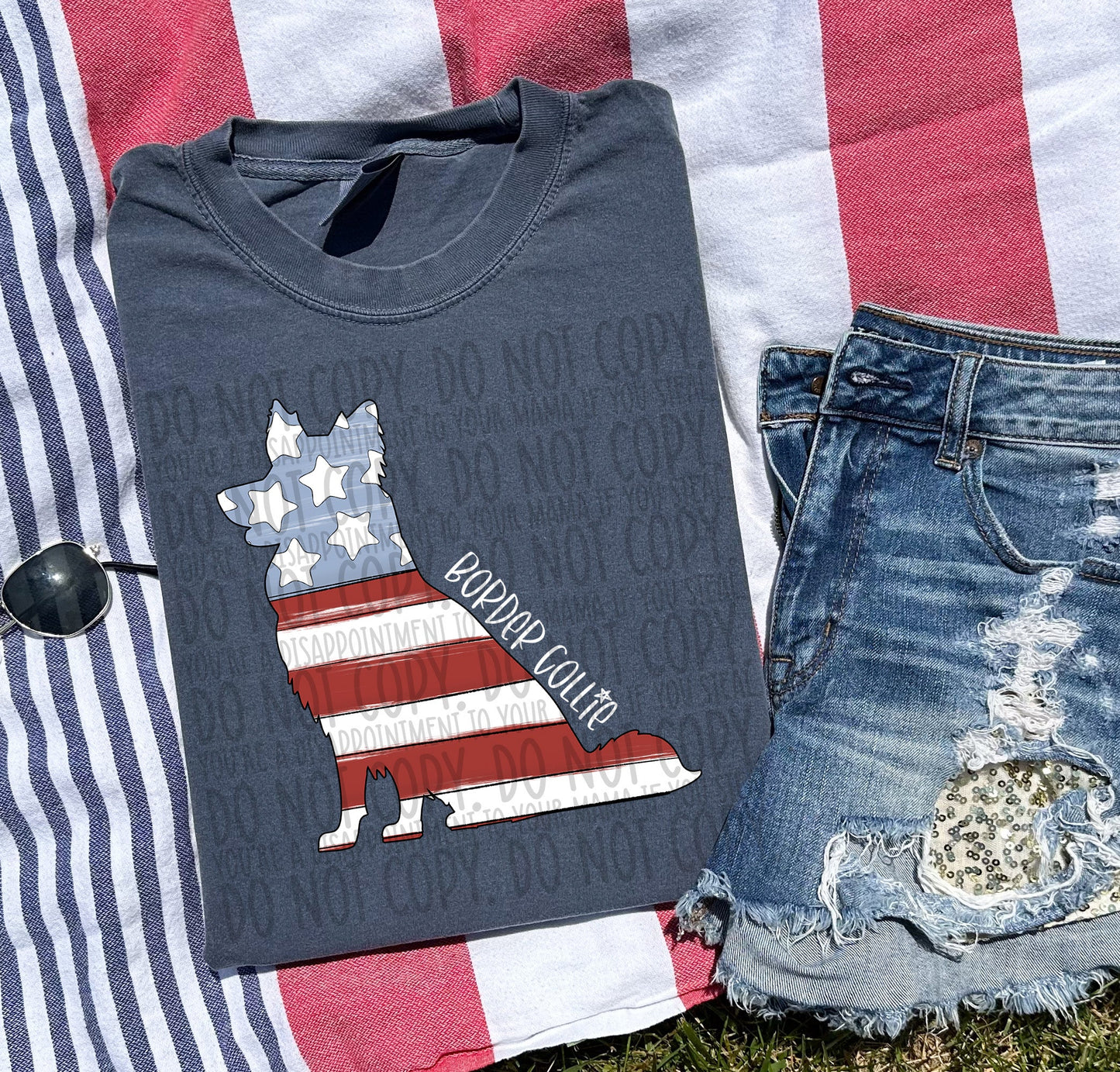 PATRIOTIC DOGS - DTF TRANSFER