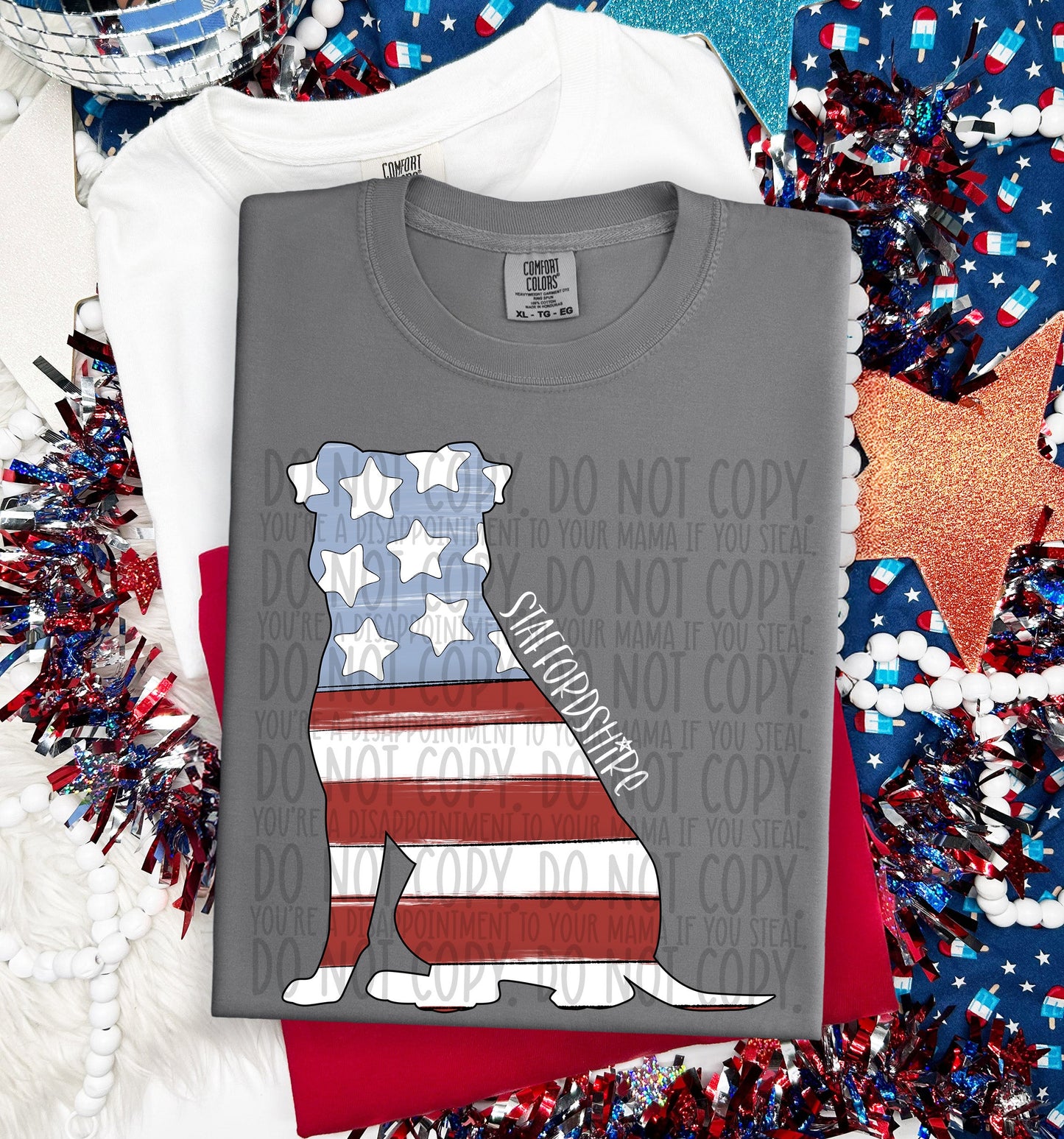 PATRIOTIC DOGS - DTF TRANSFER