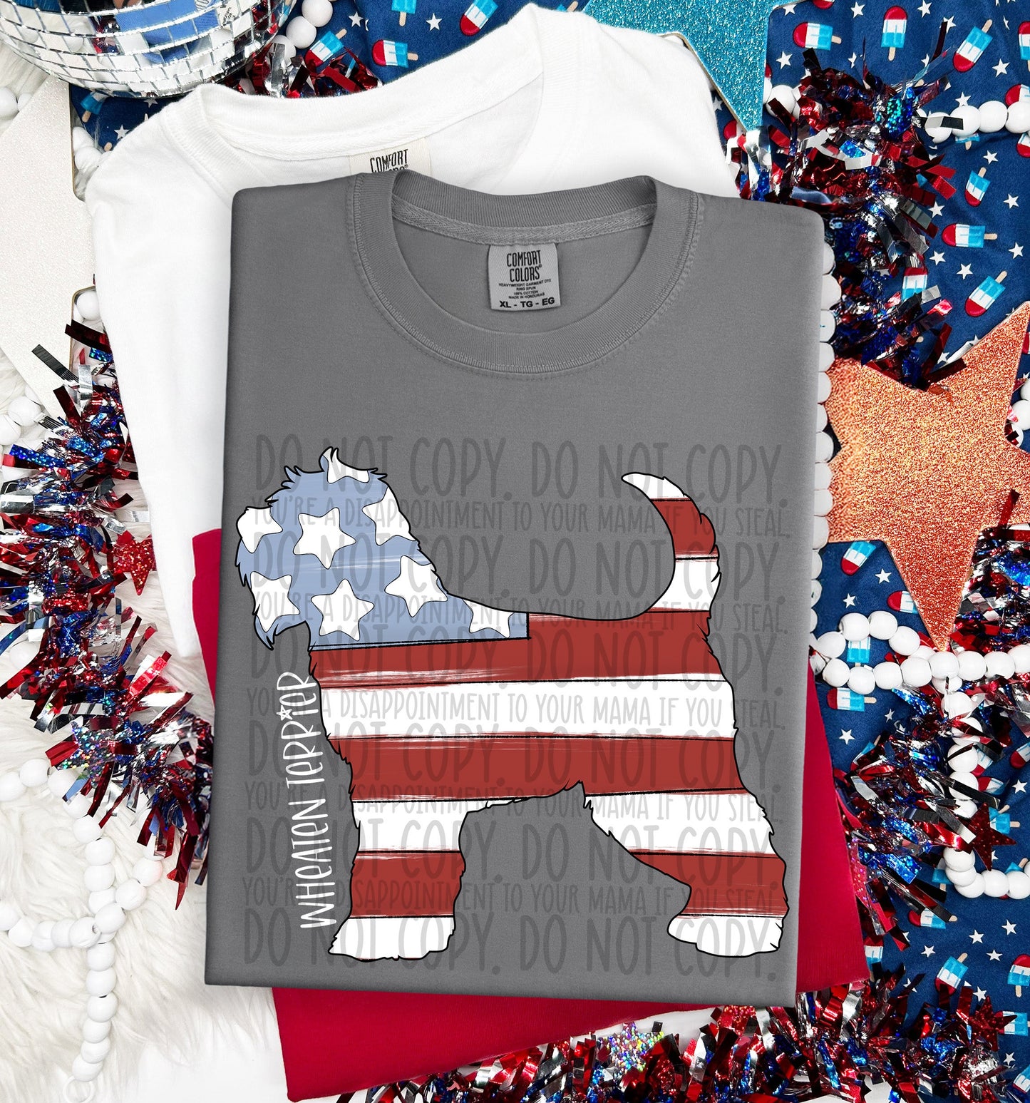 PATRIOTIC DOGS - DTF TRANSFER